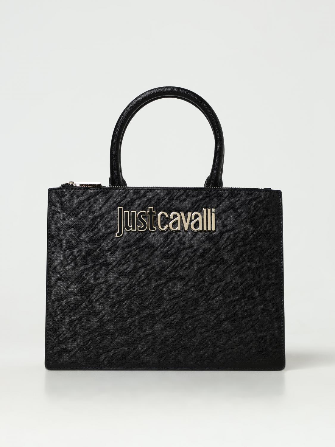 トートバッグ JUST CAVALLI Woman Tote bags Black 76RA4BB1ZS766 899 Just Cavalli Outlet: Handbag woman - Black | Just Cavalli
