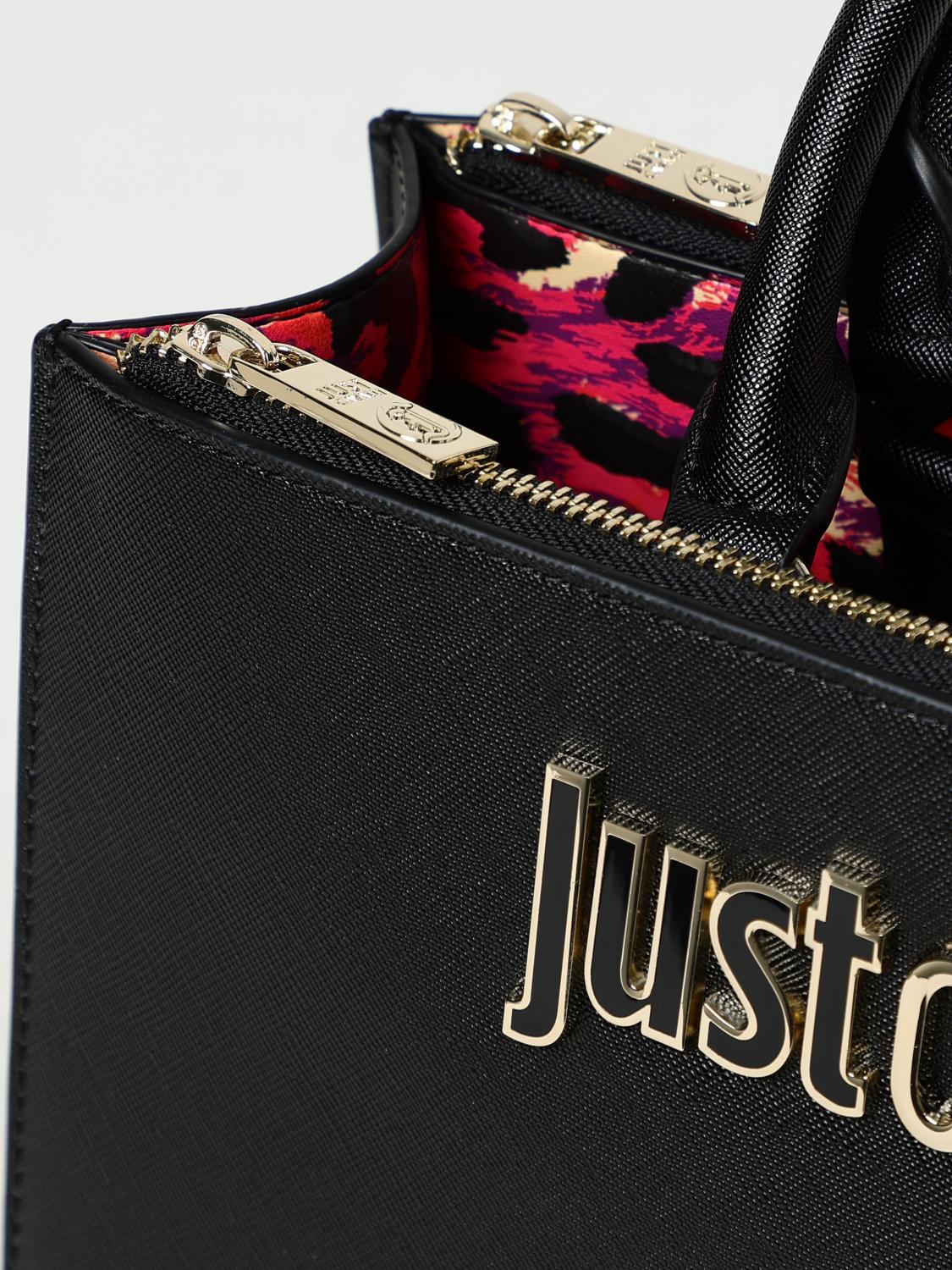 トートバッグ JUST CAVALLI Woman Tote bags Black 76RA4BB1ZS766 899 Just Cavalli Outlet: Handbag woman - Black | Just Cavalli