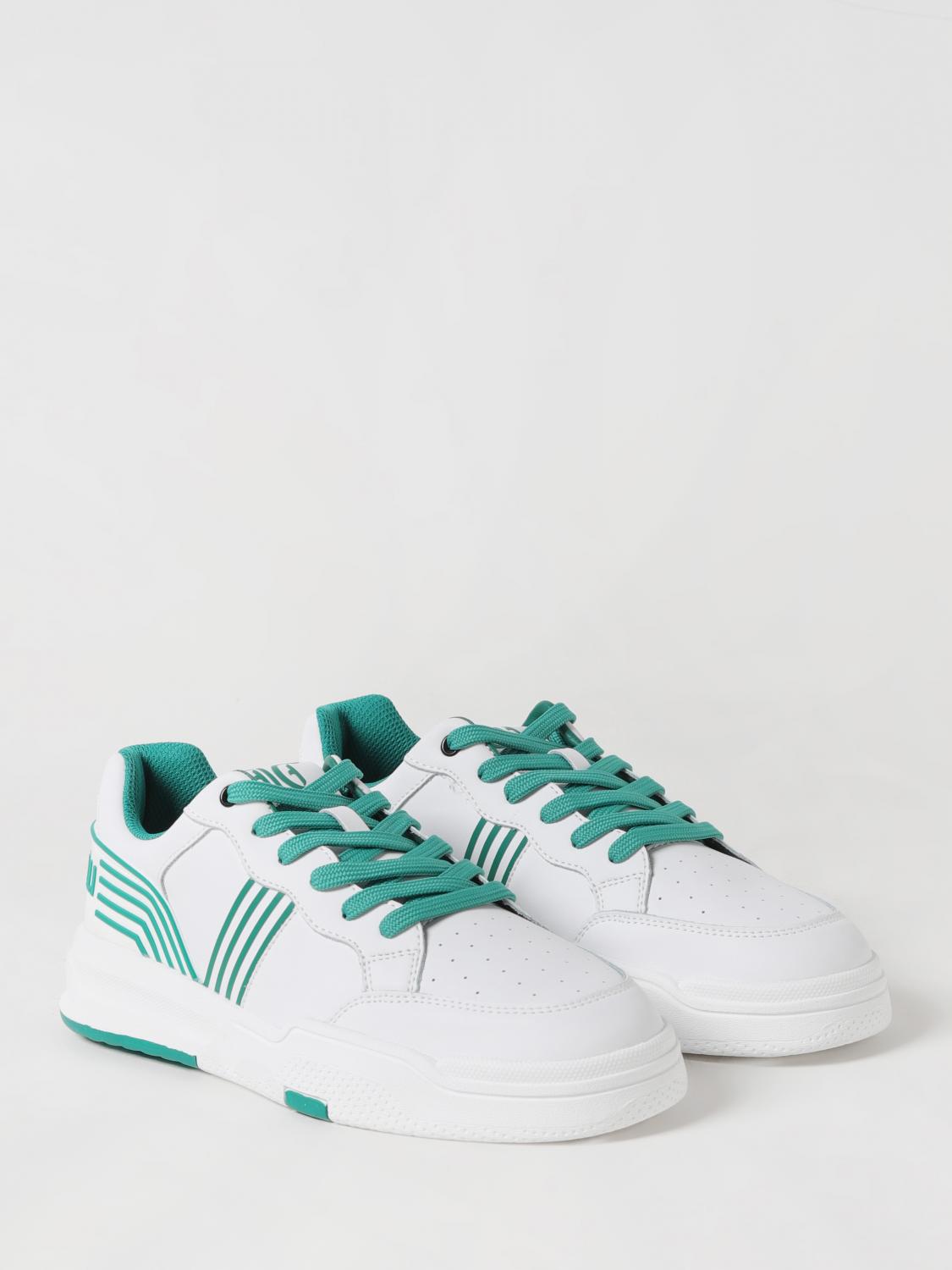 JUST CAVALLI SNEAKERS: Sneakers Just Cavalli in pelle , Bianco - Img 2