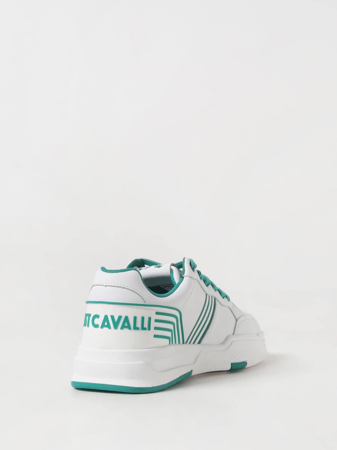 JUST CAVALLI SNEAKERS: Sneakers Just Cavalli in pelle , Bianco - Img 3