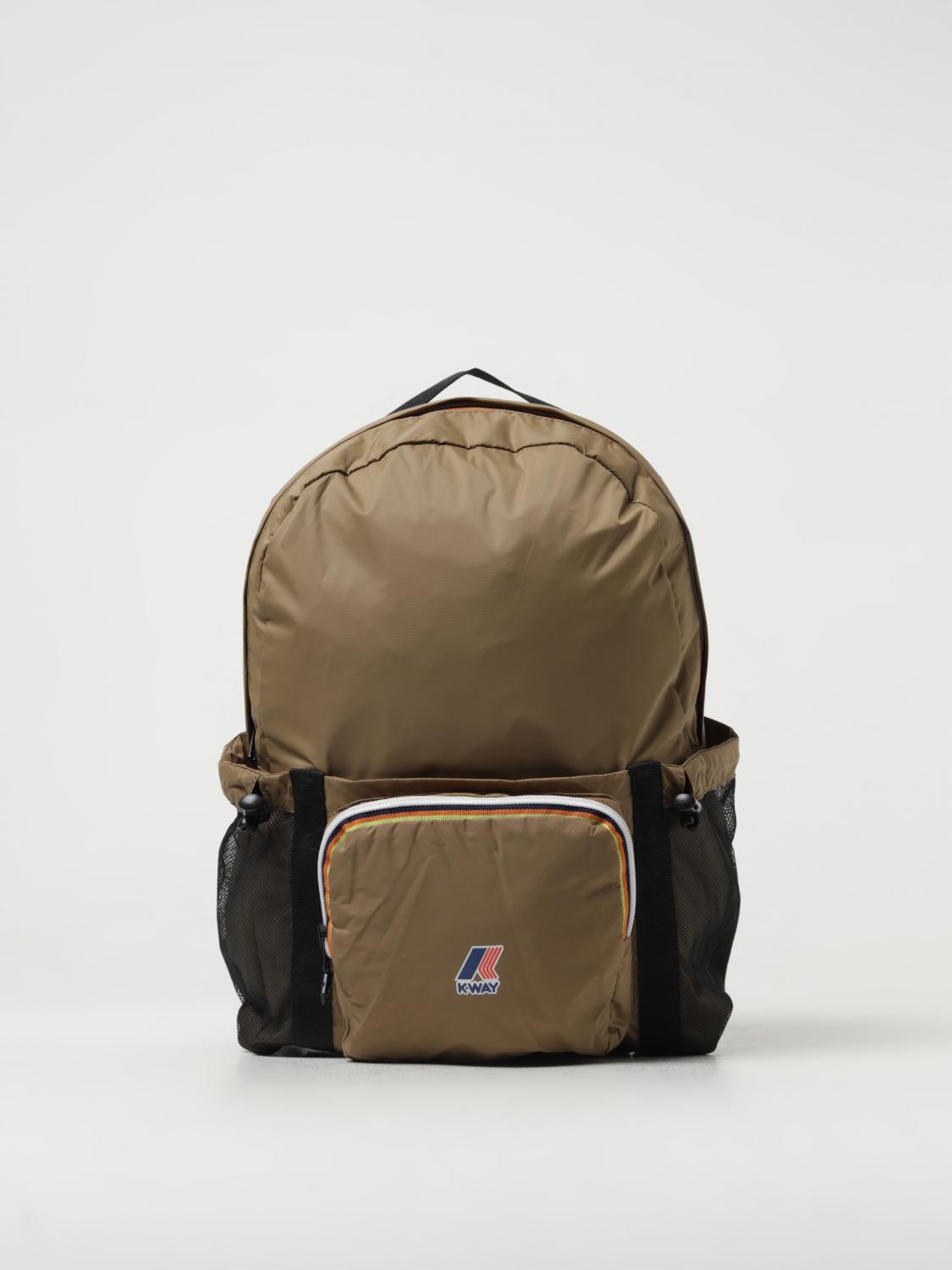 K-WAY BACKPACK: Backpack men K-way, Brown - Img 1