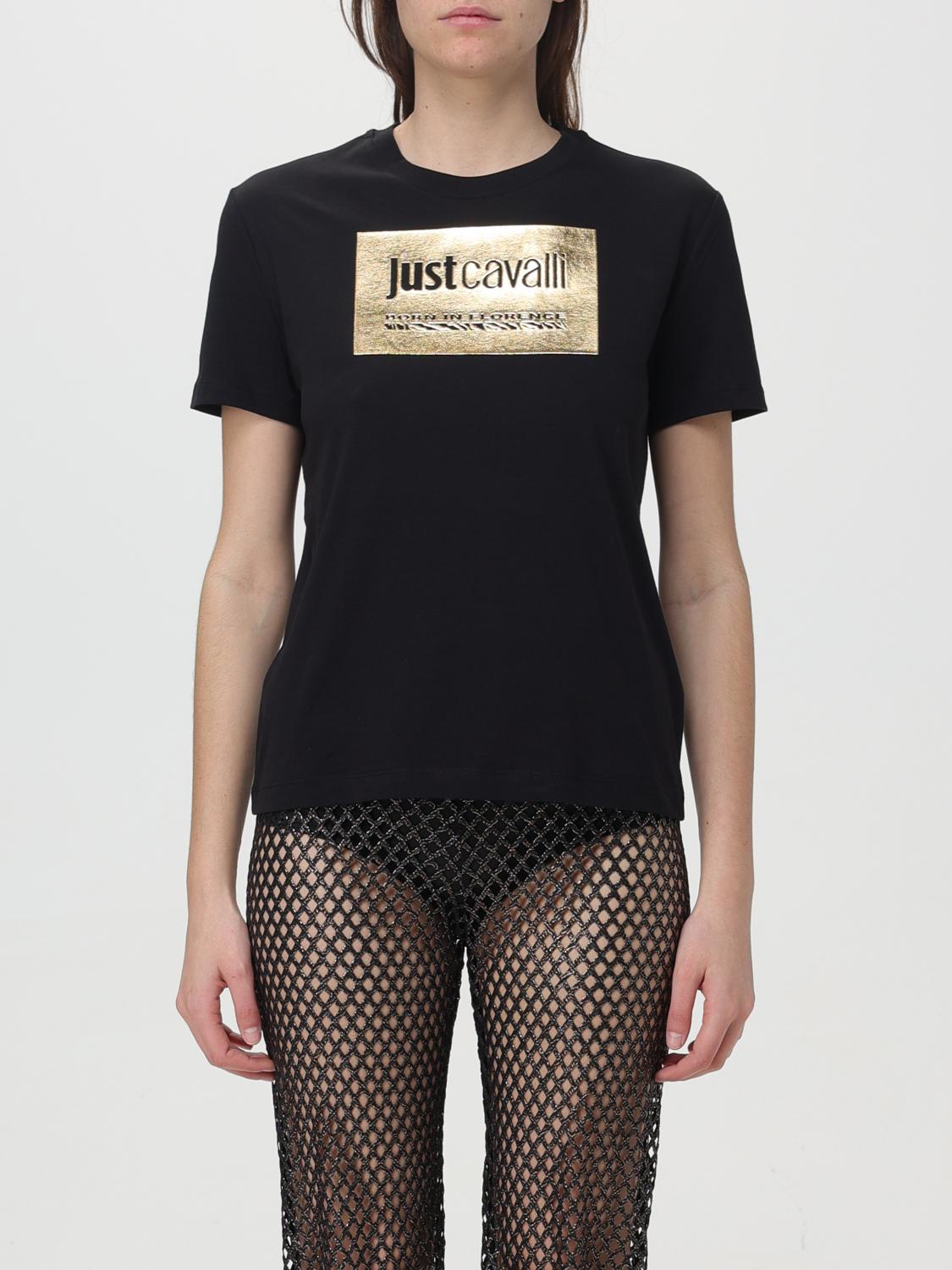 JUST CAVALLI T-SHIRT: T-shirt woman Just Cavalli, Black - Img 1