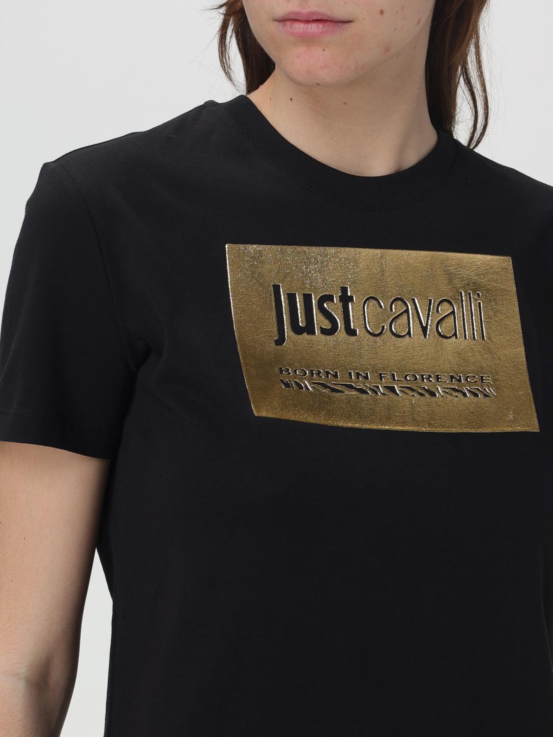 JUST CAVALLI T-SHIRT: T-shirt woman Just Cavalli, Black - Img 3