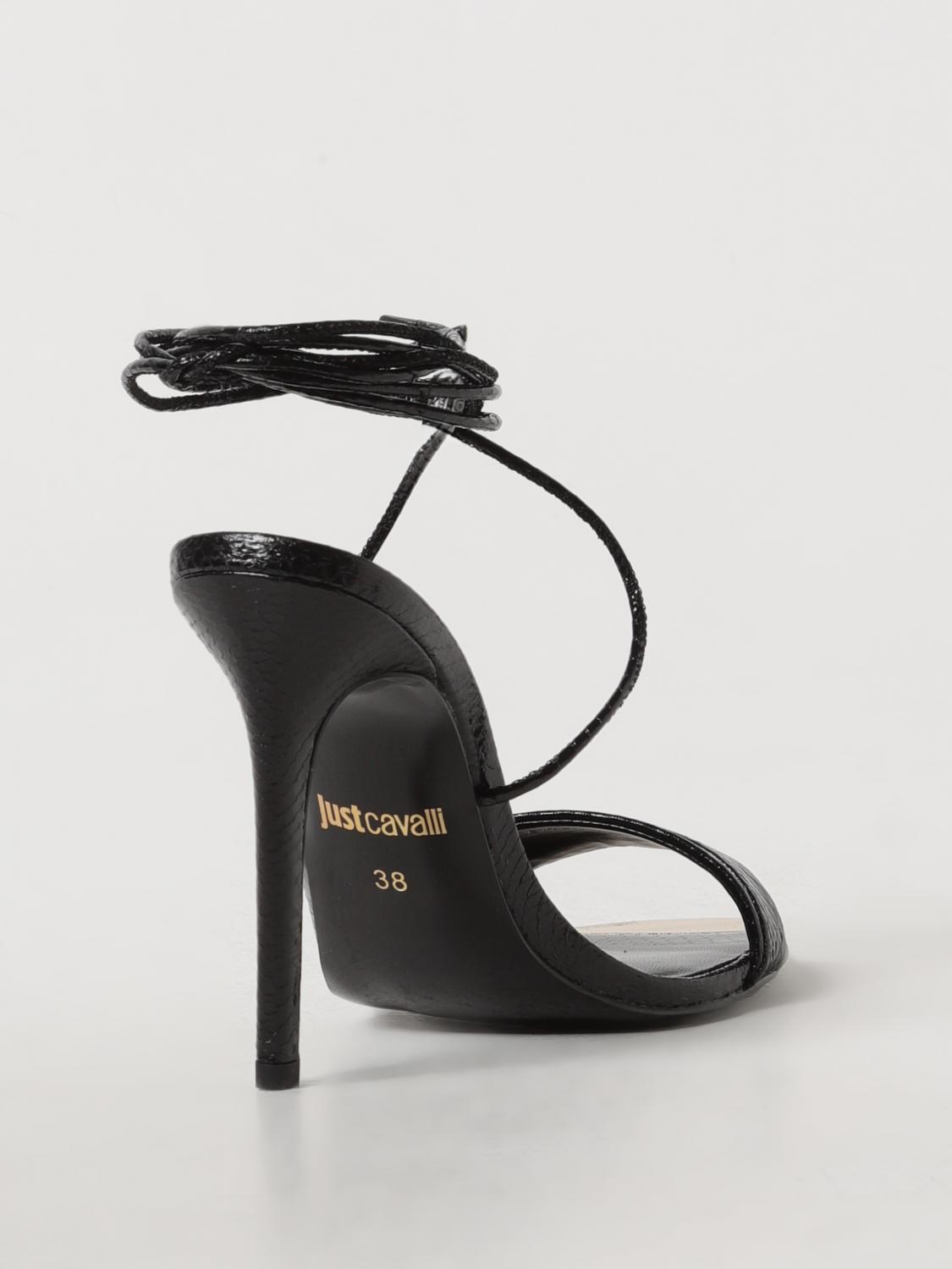 JUST CAVALLI HEELED SANDALS: High heel shoes woman Just Cavalli, Black - Img 3