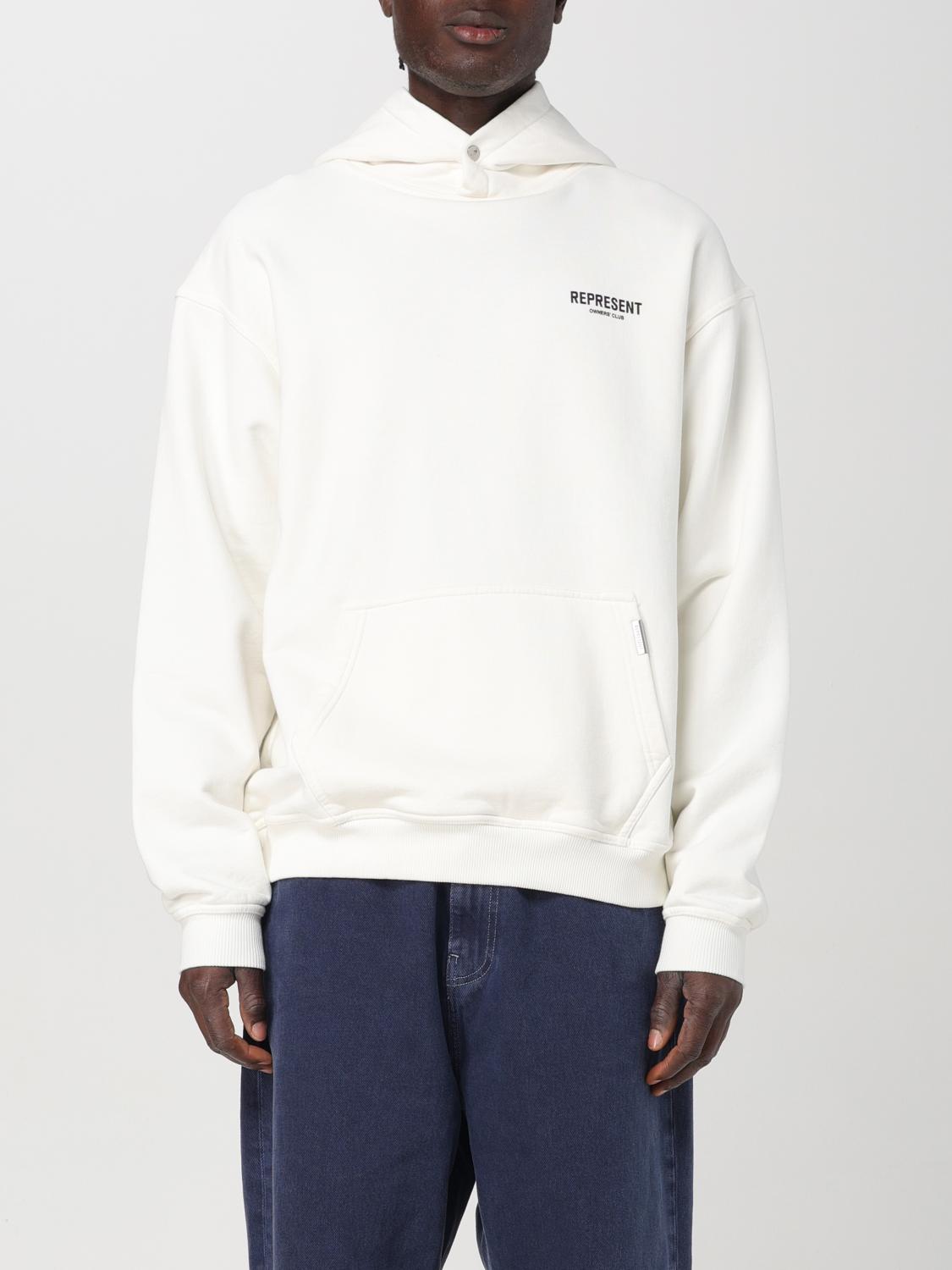 REPRESENT SWEATSHIRT: Sweatshirt men Represent, White - Img 1