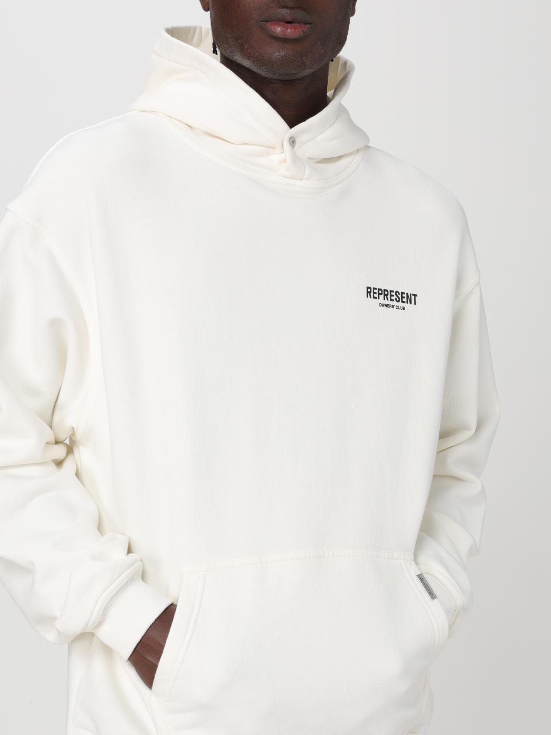 REPRESENT SWEATSHIRT: Sweatshirt men Represent, White - Img 3