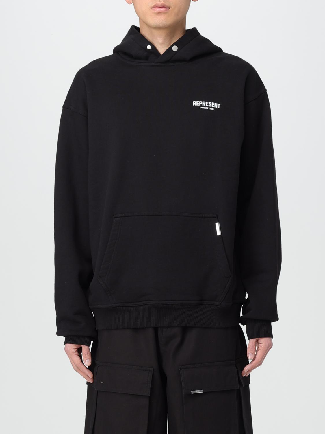 REPRESENT SWEATSHIRT: Sweatshirt men Represent, Black - Img 1
