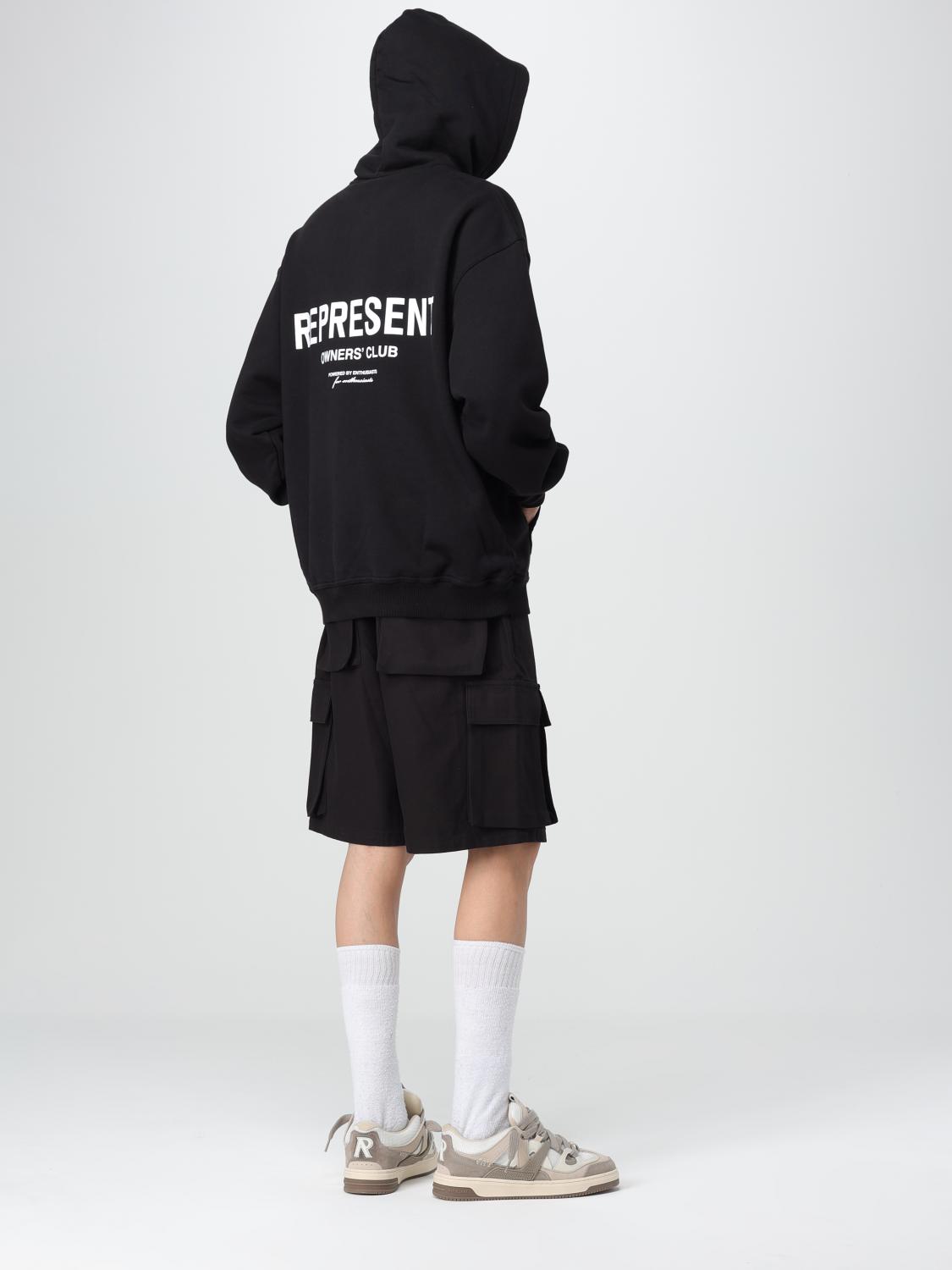 REPRESENT SWEATSHIRT: Sweatshirt men Represent, Black - Img 2