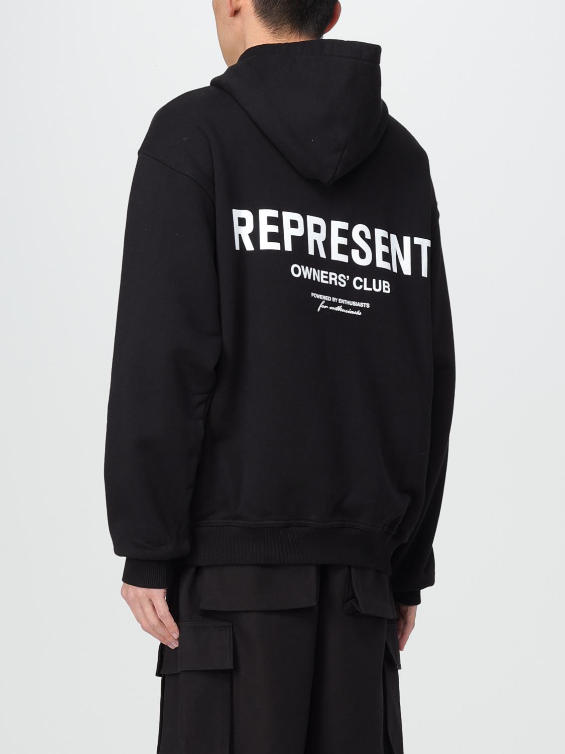 REPRESENT SWEATSHIRT: Sweatshirt men Represent, Black - Img 3