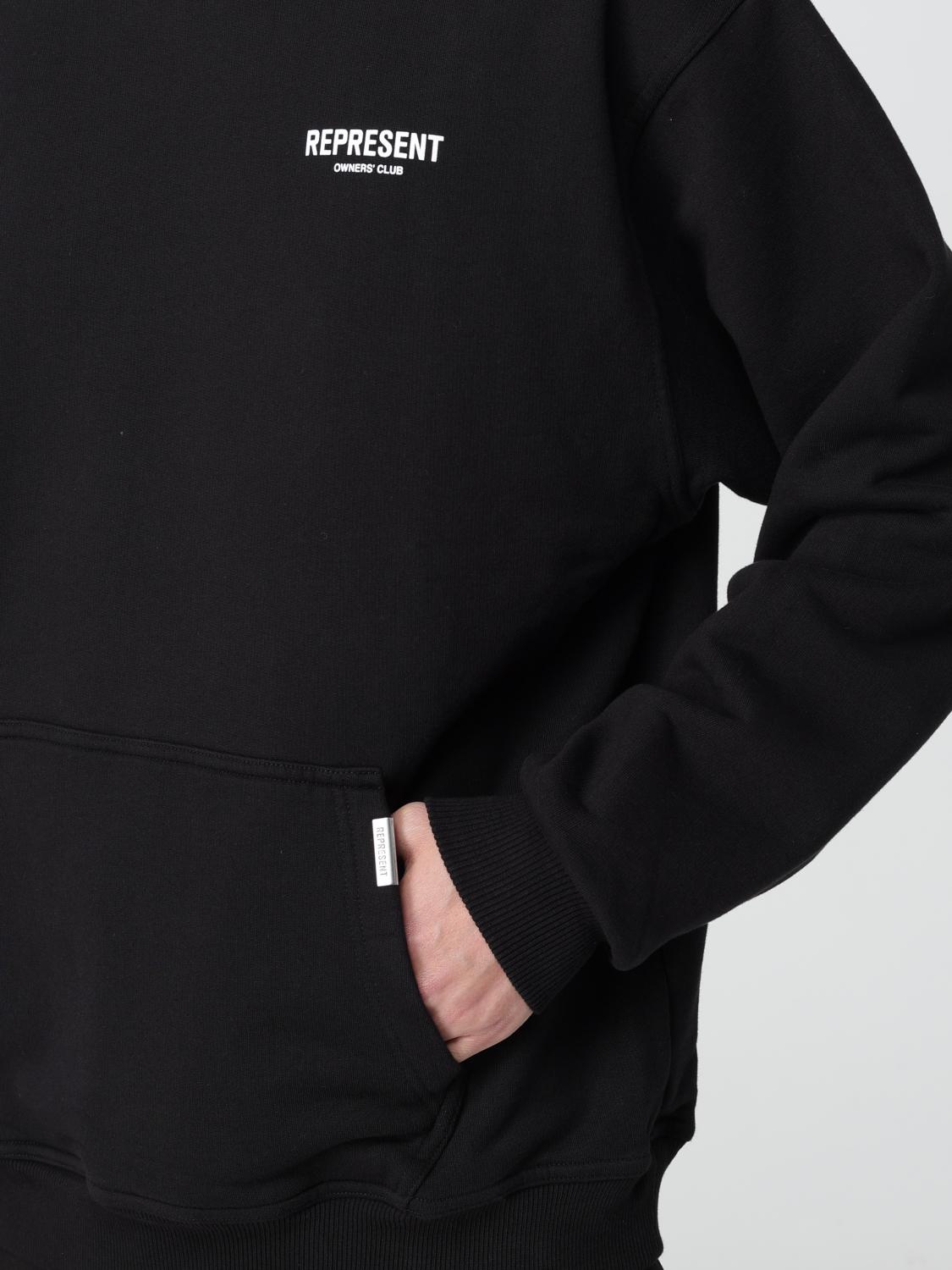 REPRESENT SWEATSHIRT: Sweatshirt men Represent, Black - Img 4