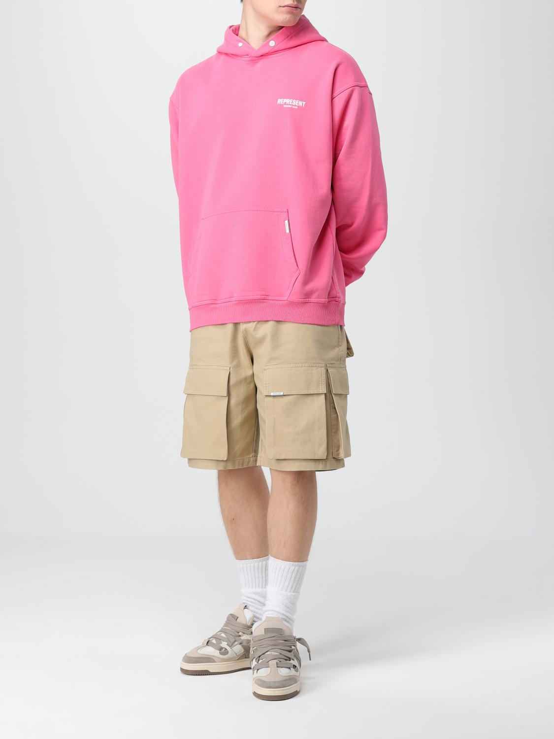 REPRESENT SWEATSHIRT: Sweatshirt men Represent, Pink - Img 2