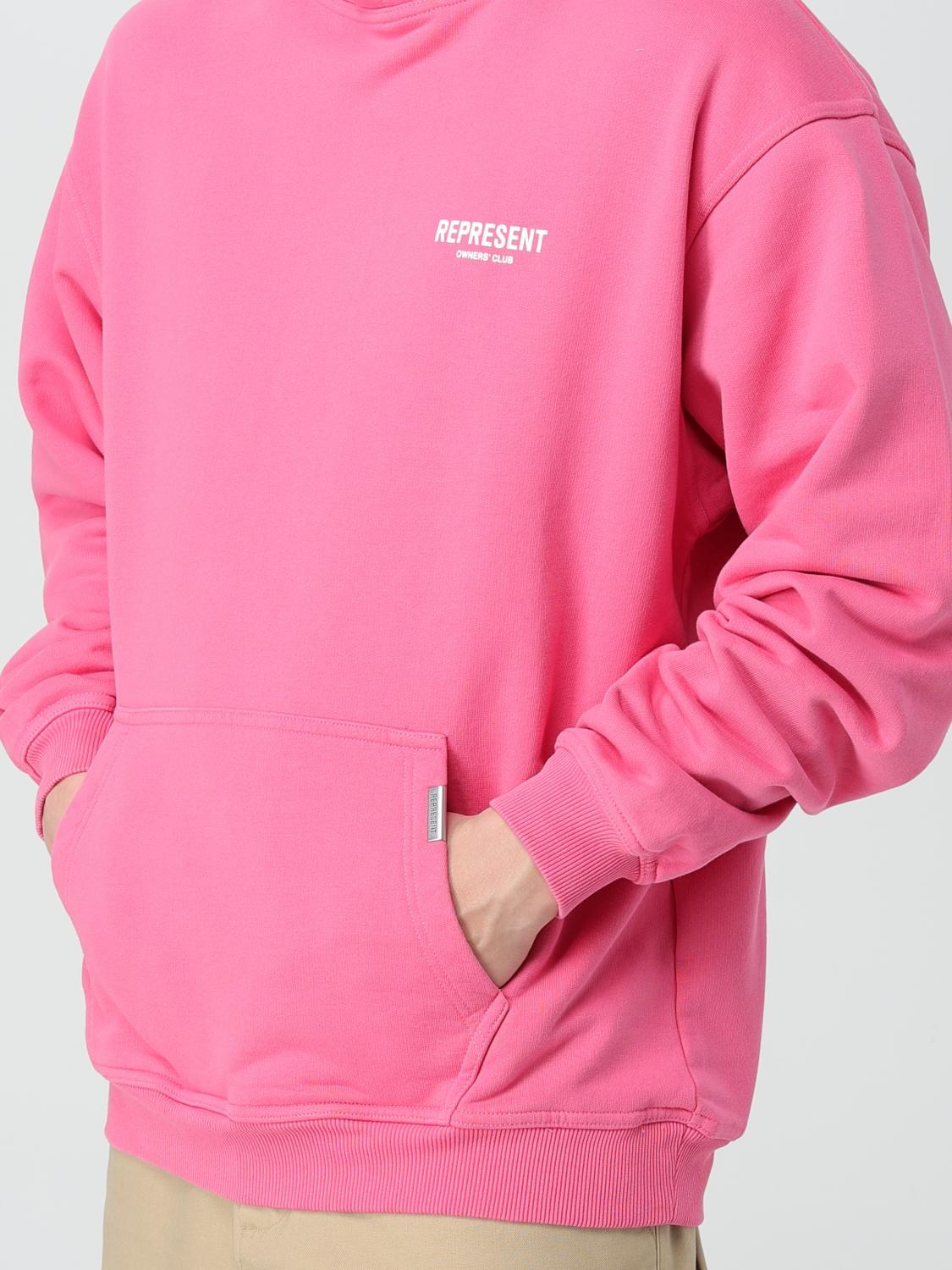 REPRESENT SWEATSHIRT: Sweatshirt men Represent, Pink - Img 4