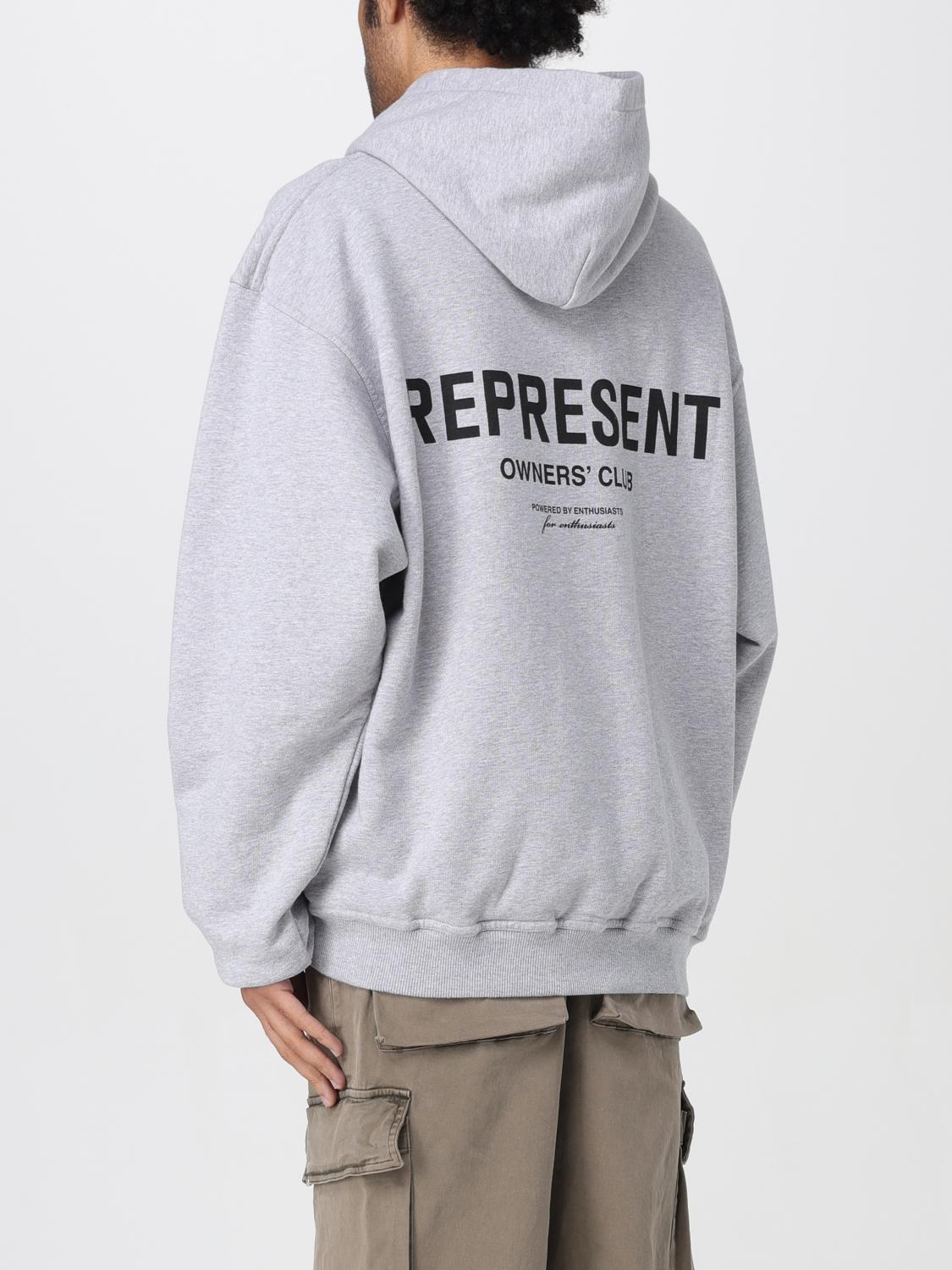 REPRESENT SWEATSHIRT: Sweatshirt men Represent, Grey - Img 2