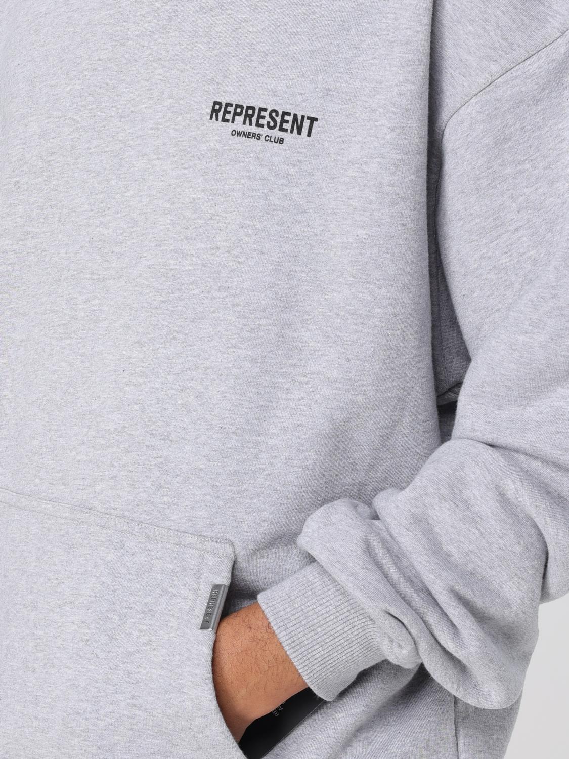 REPRESENT SWEATSHIRT: Sweatshirt men Represent, Grey - Img 3