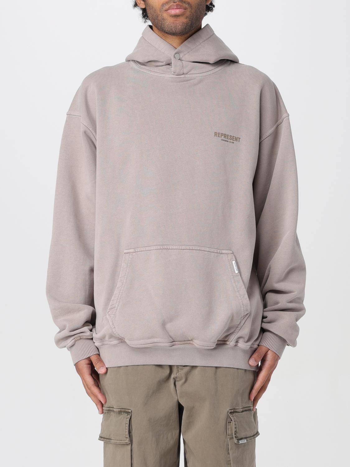 REPRESENT SWEATSHIRT: Sweatshirt men Represent, Beige - Img 1
