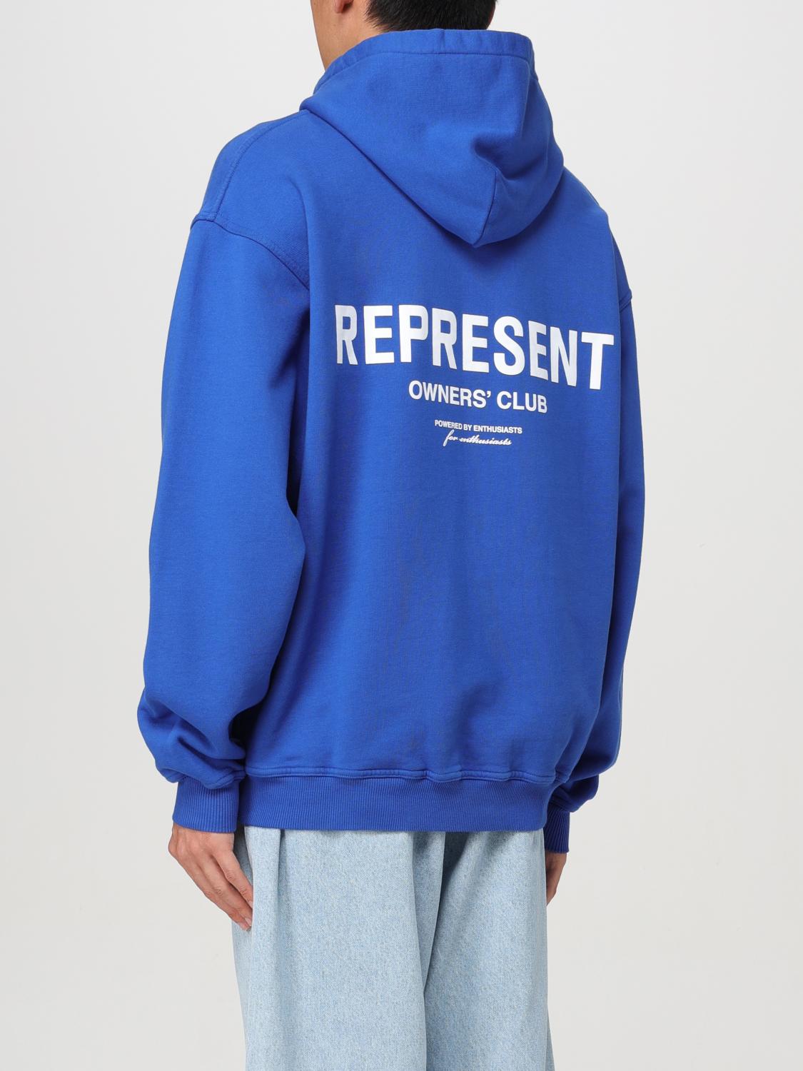 REPRESENT FELPA: Felpa con logo Represent, Cobalto - Img 2