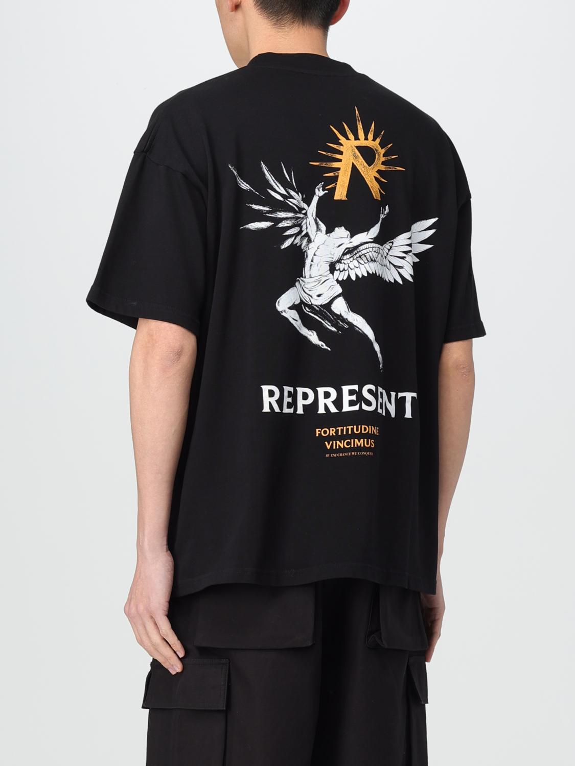 REPRESENT T-SHIRT: T-shirt men Represent, Black - Img 3
