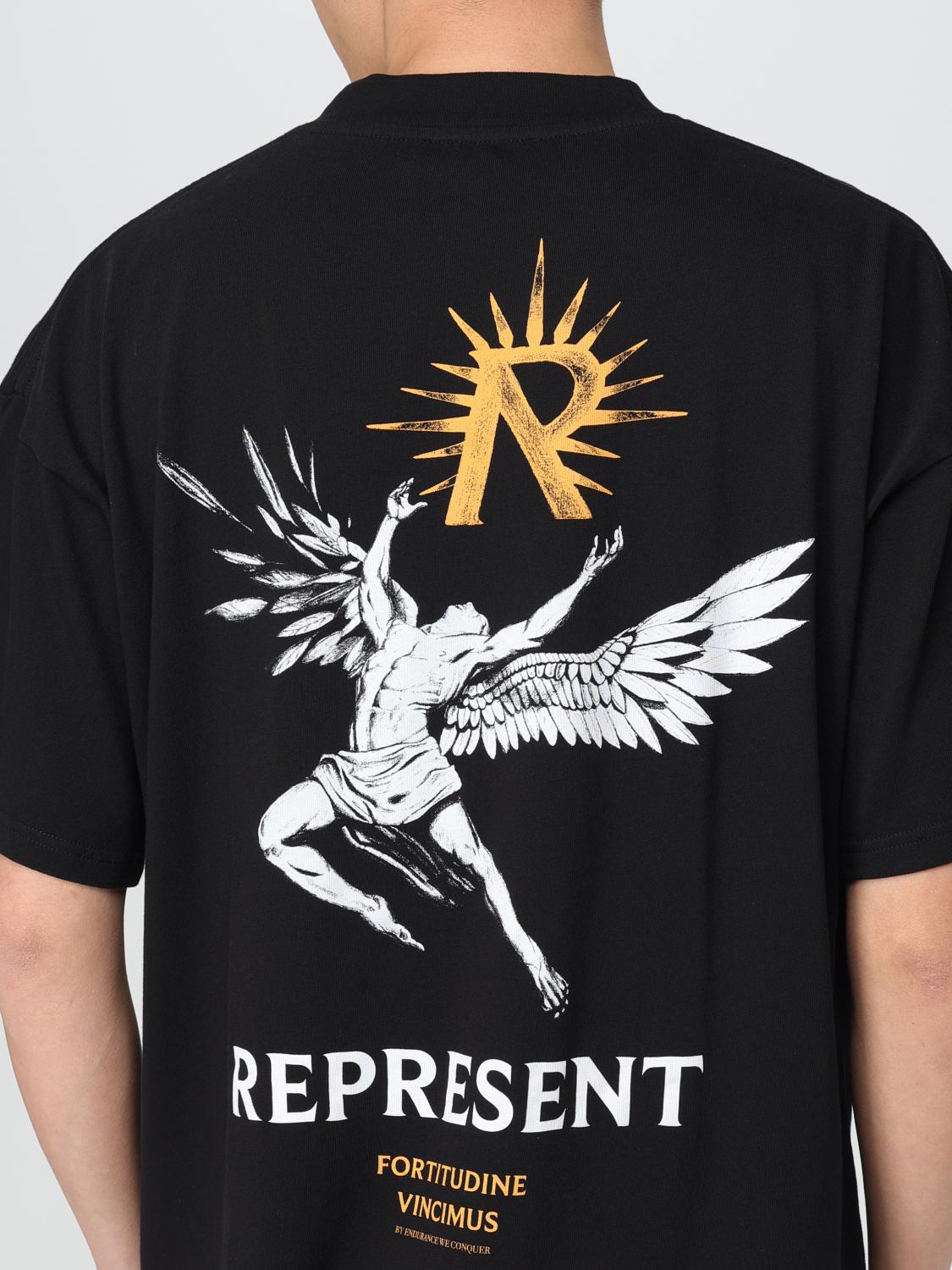 REPRESENT T-SHIRT: T-shirt men Represent, Black - Img 4