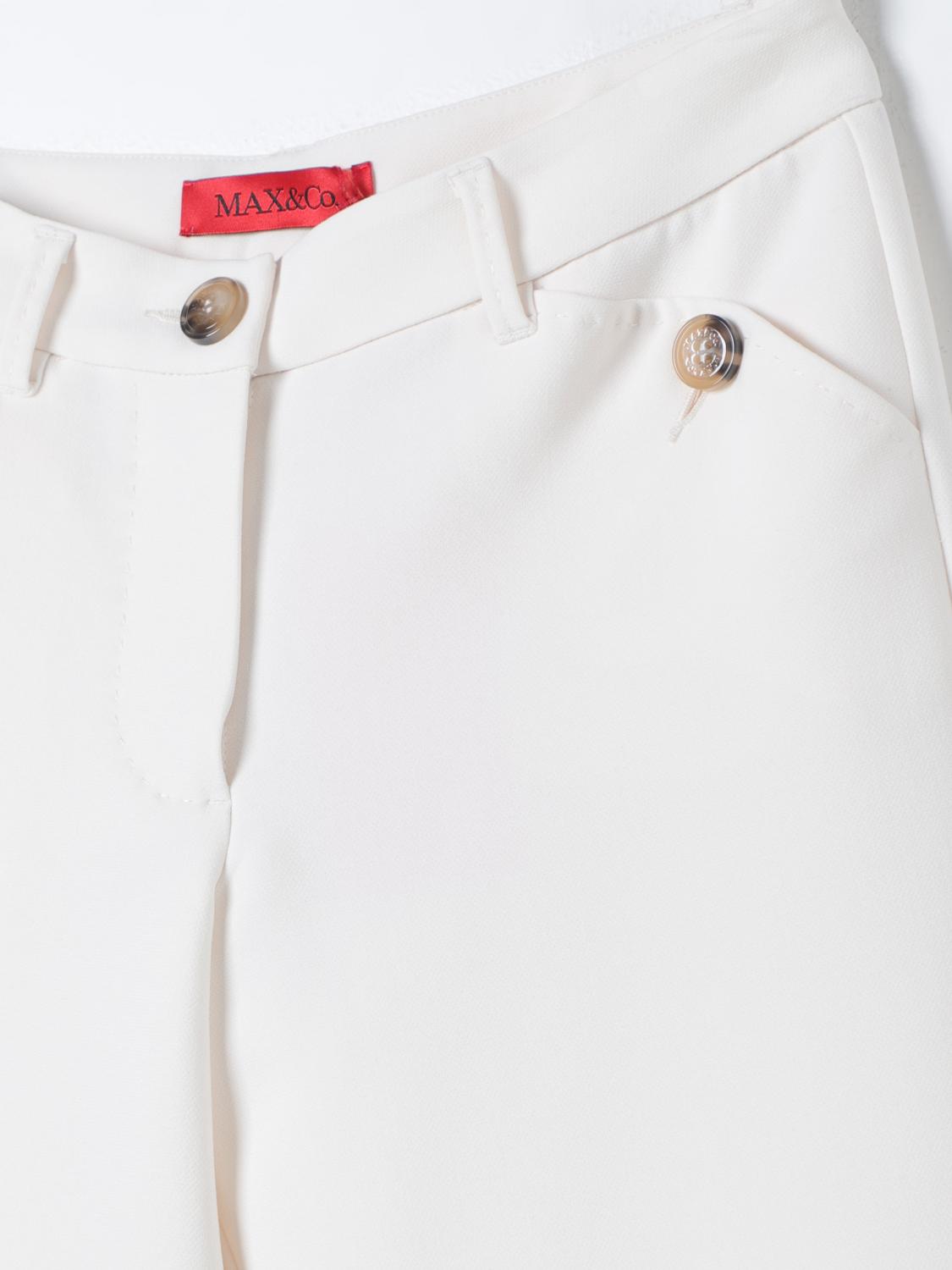 MAX&CO. KID PANTS: Pants kids Max&co Junior, White - Img 3