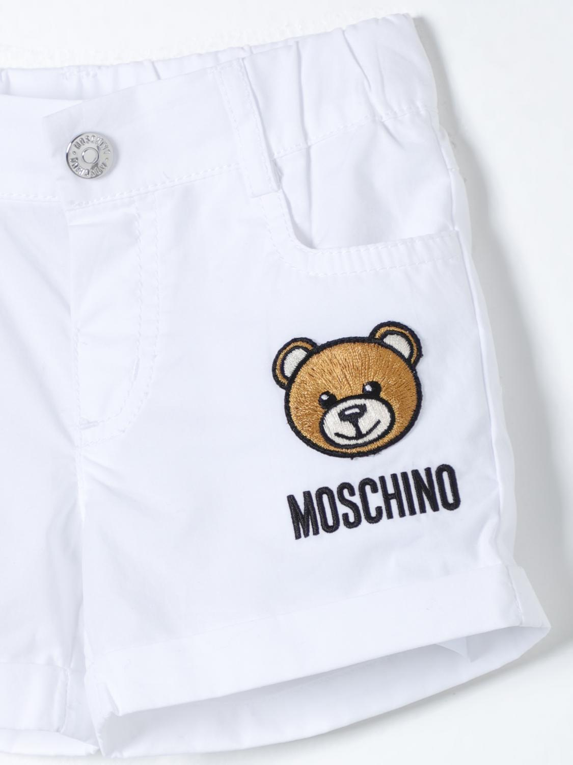 MOSCHINO SHORTS: Shorts kids Moschino Baby, White - Img 3