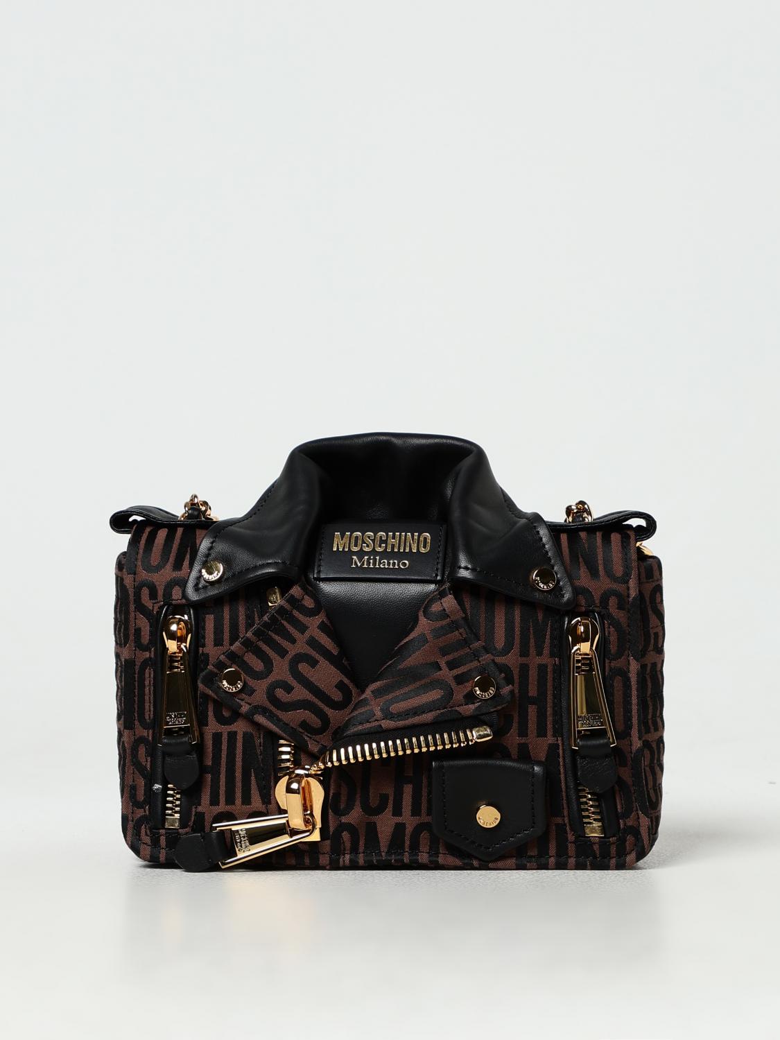 MOSCHINO COUTURE BOLSO DE HOMBRO: Bandolera mujer Moschino Couture, Marrón - Img 1