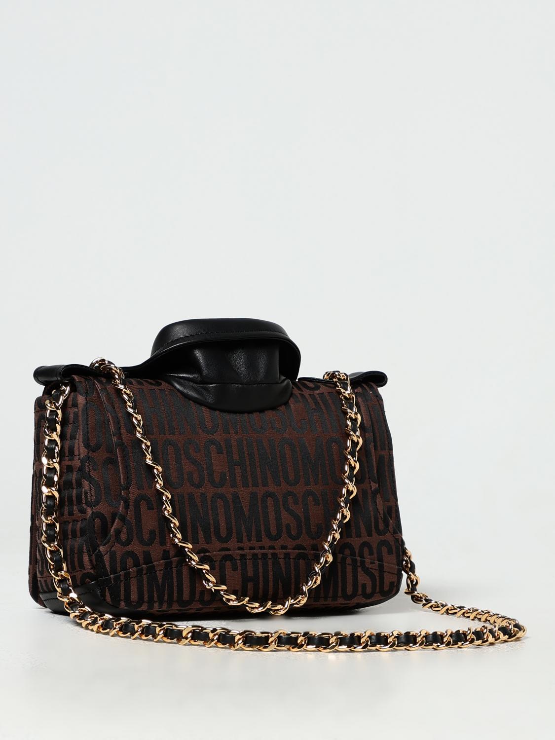 MOSCHINO COUTURE BOLSO DE HOMBRO: Bandolera mujer Moschino Couture, Marrón - Img 2