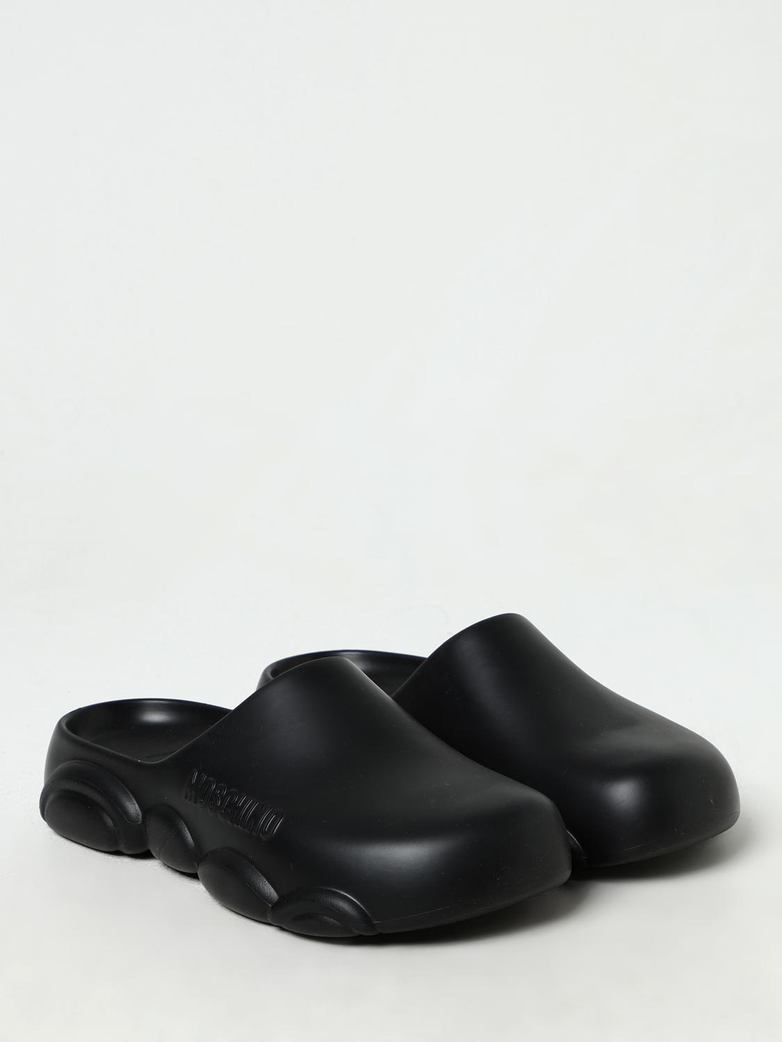 MOSCHINO COUTURE SANDALS: Sandals men Moschino Couture, Black - Img 2