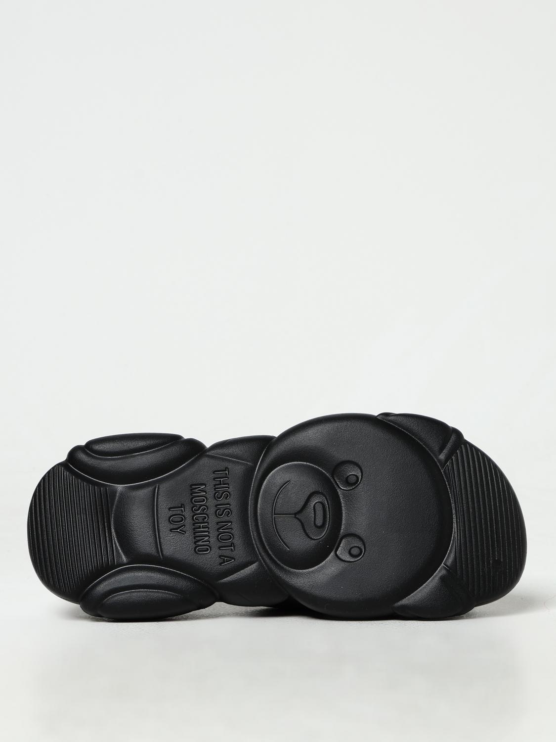 MOSCHINO COUTURE SANDALS: Sandals men Moschino Couture, Black - Img 4