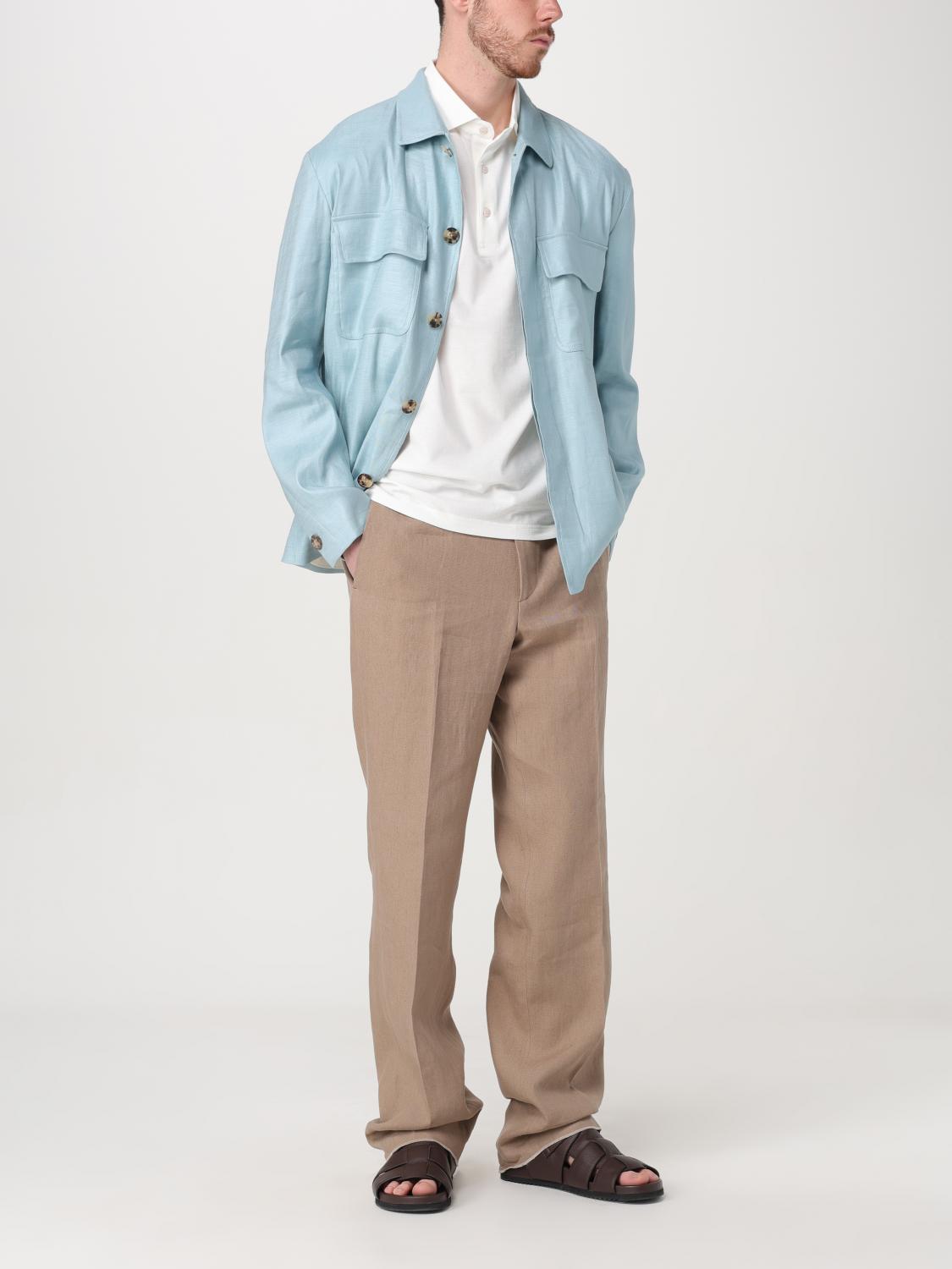 LARDINI POLO: T-shirt homme Lardini, Blanc - Img 2