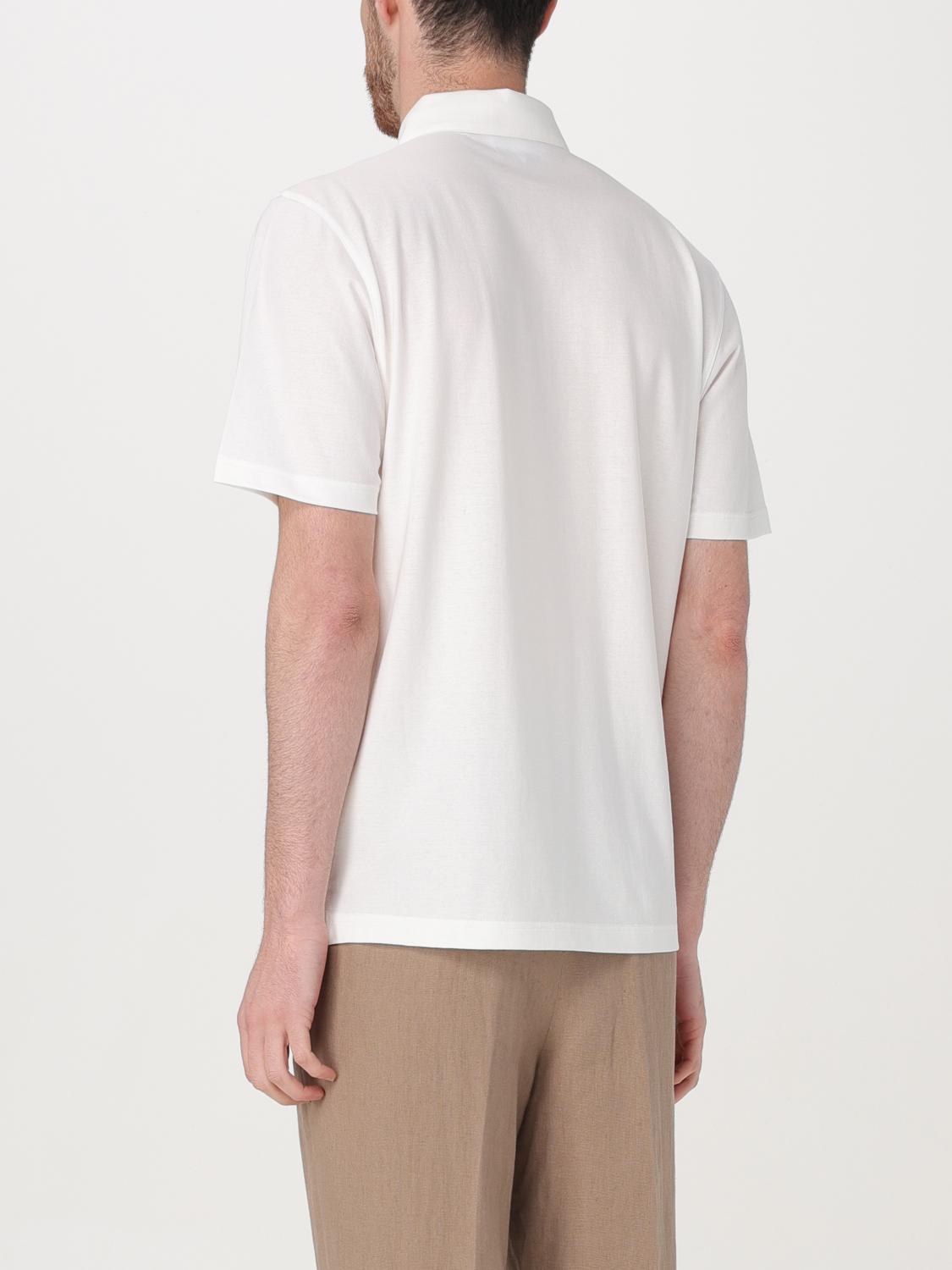 LARDINI POLO: T-shirt homme Lardini, Blanc - Img 3
