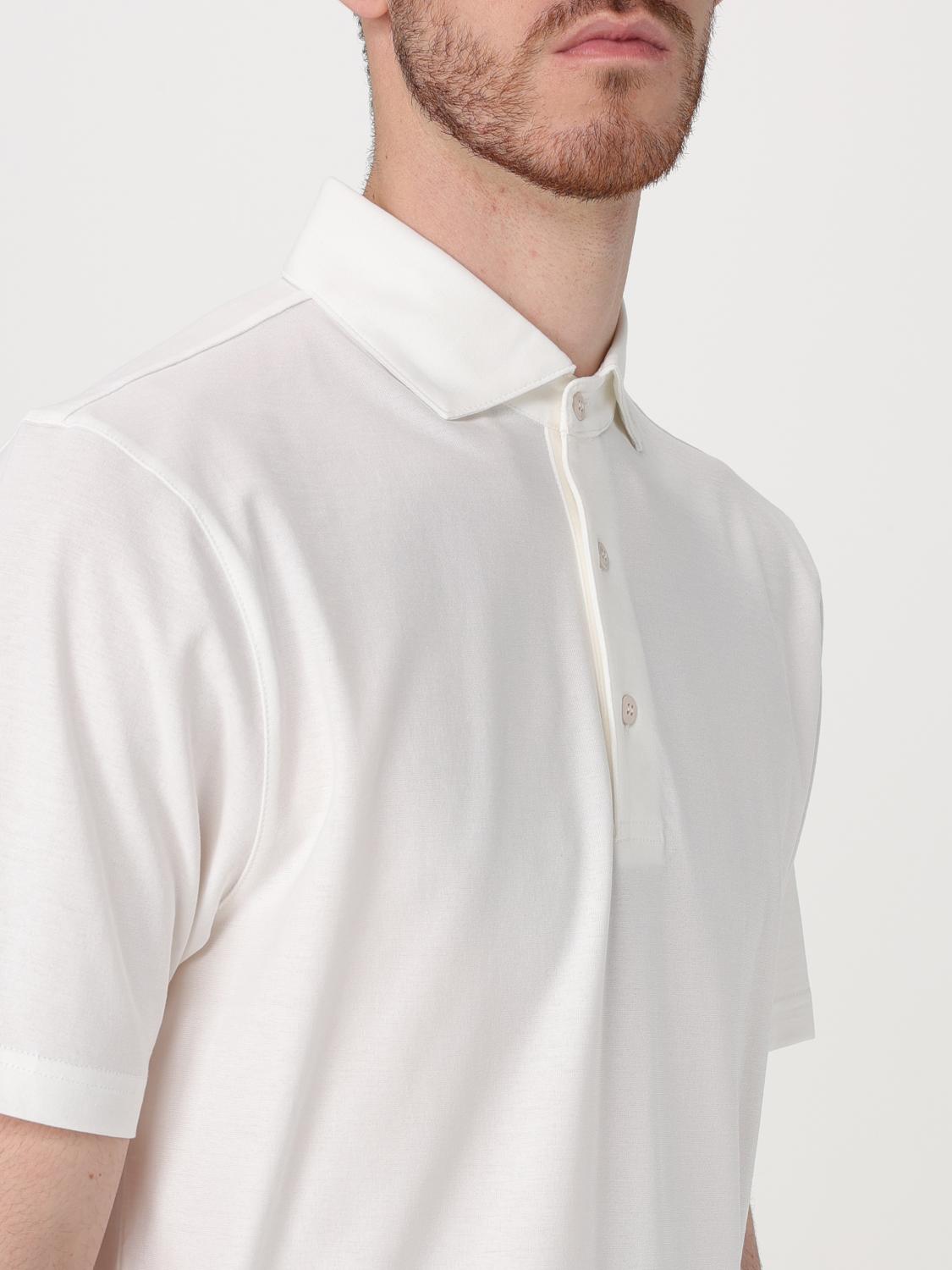 LARDINI POLO: T-shirt homme Lardini, Blanc - Img 4