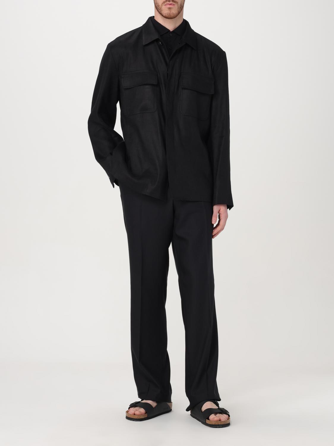 LARDINI POLO: Polo Lardini in cotone , Nero - Img 2
