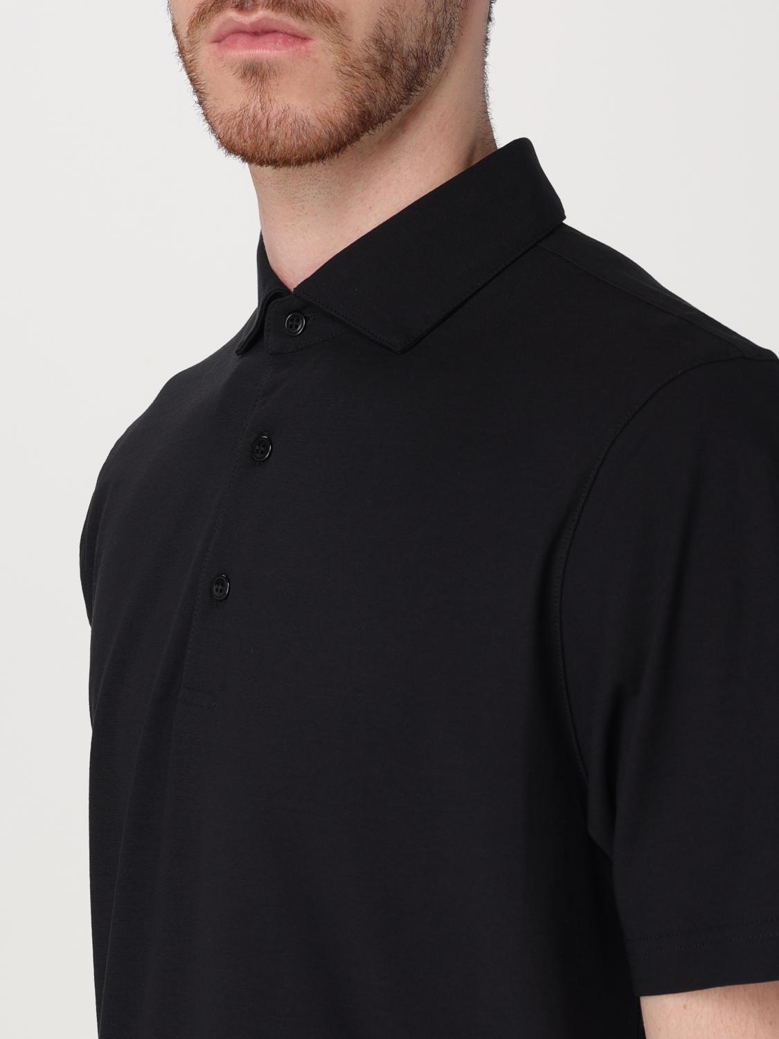 LARDINI POLO: Polo Lardini in cotone , Nero - Img 5