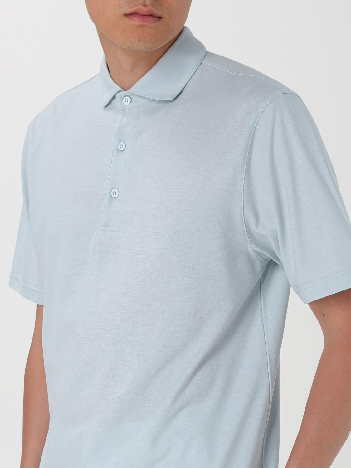 LARDINI ポロシャツ: Tシャツ メンズ Lardini, ブルー - Img 4