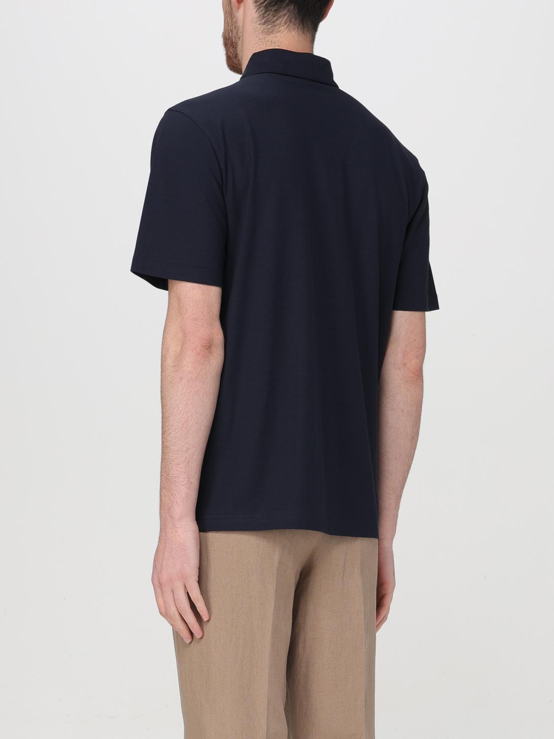 LARDINI 폴로 셔츠: 티셔츠 남성 Lardini, 네이비 - Img 2