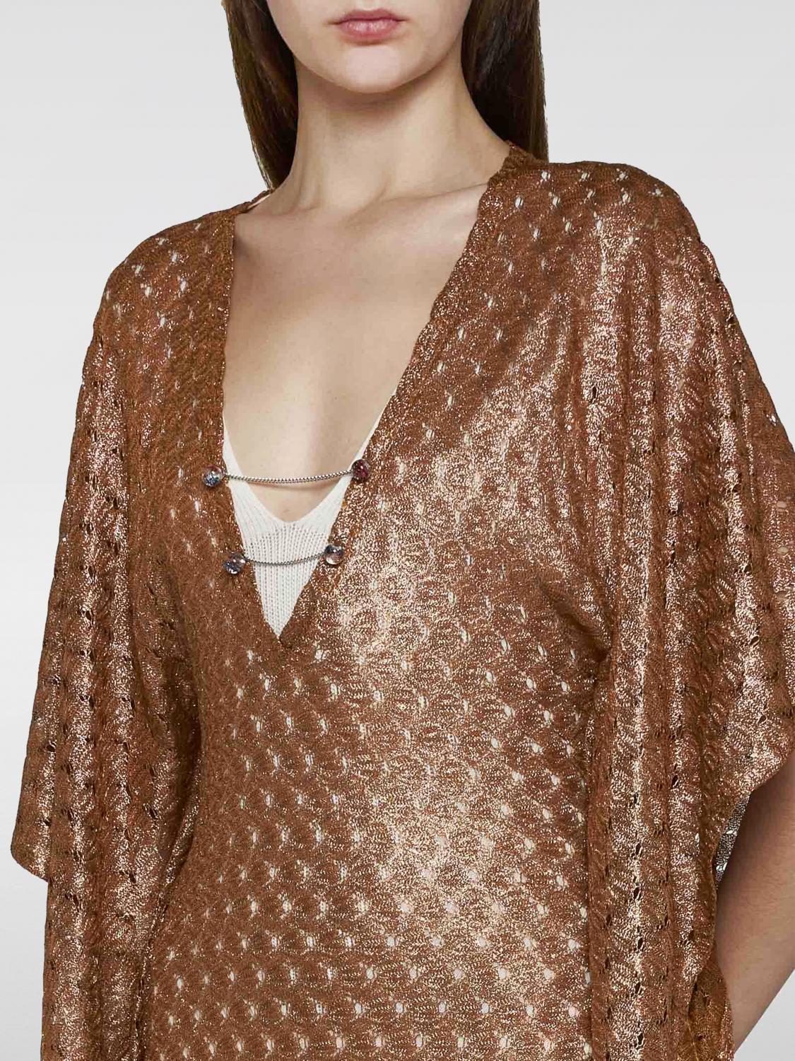 strapless open back dress Missoni Long Cover Up