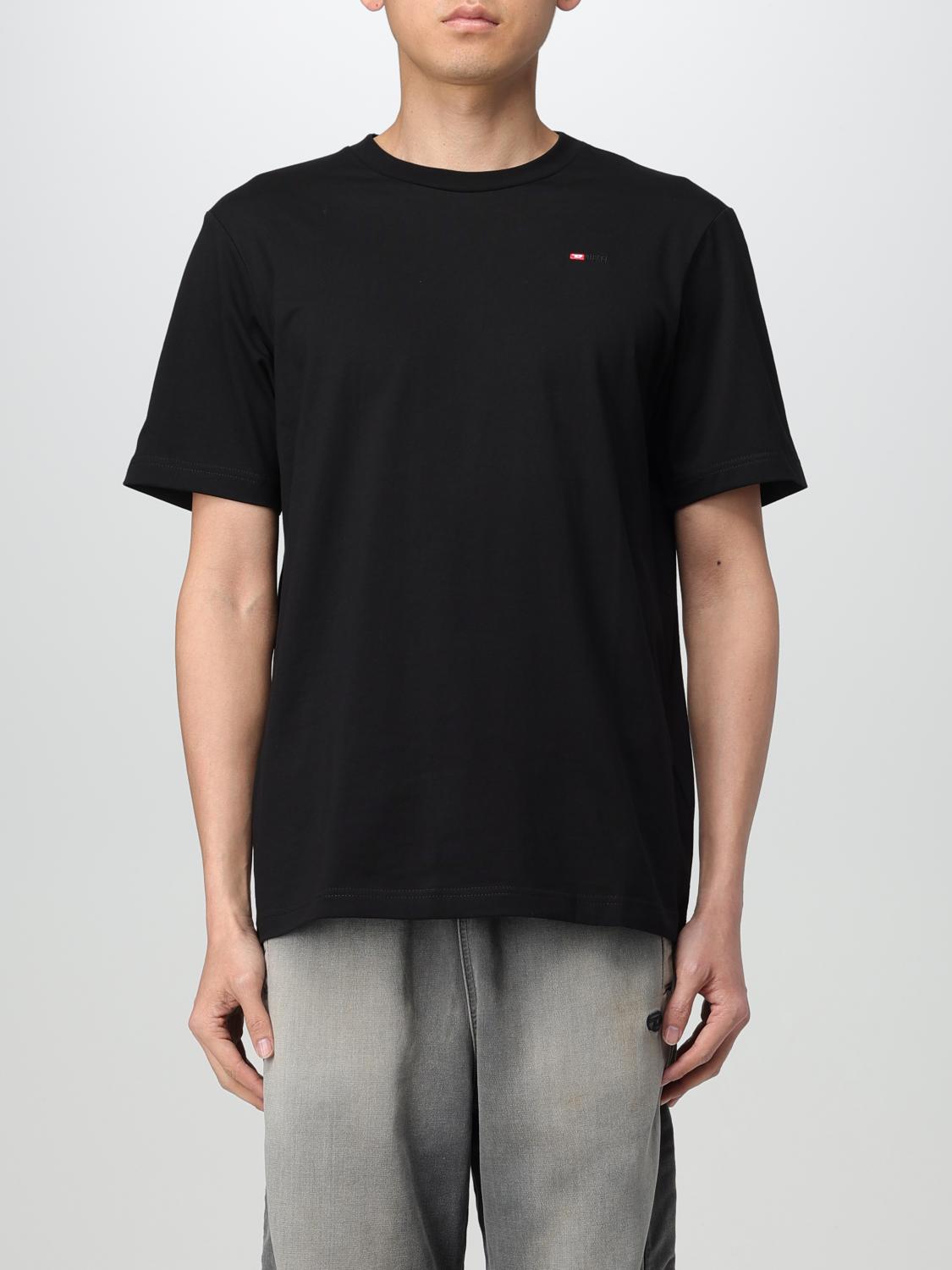 Diesel T-shirt men - Black | A064180HFAX | GIGLIO.COM