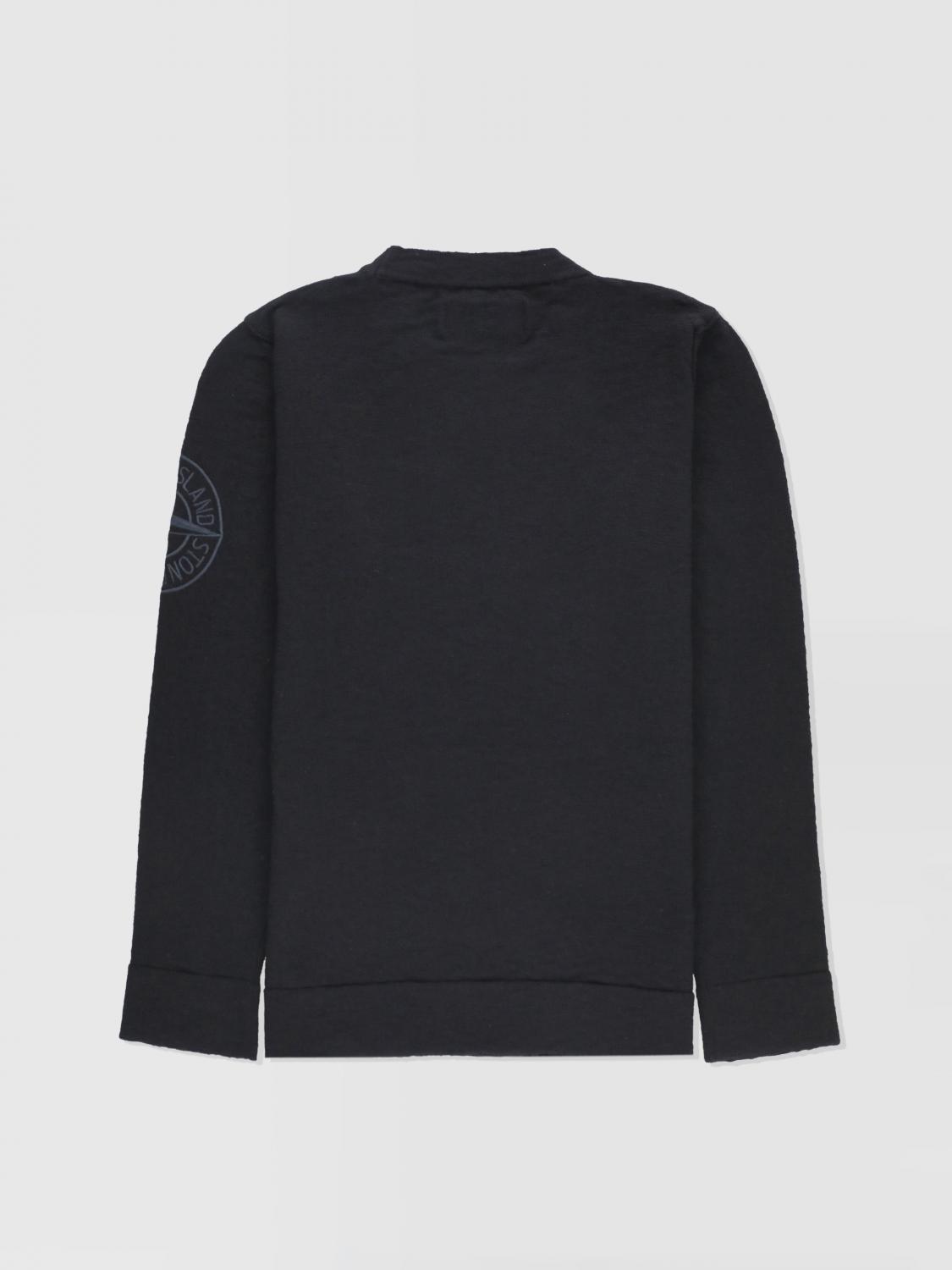 STONE ISLAND JUNIOR T-SHIRT: Pullover kinder Stone Island Junior, Schwarz - Img 2
