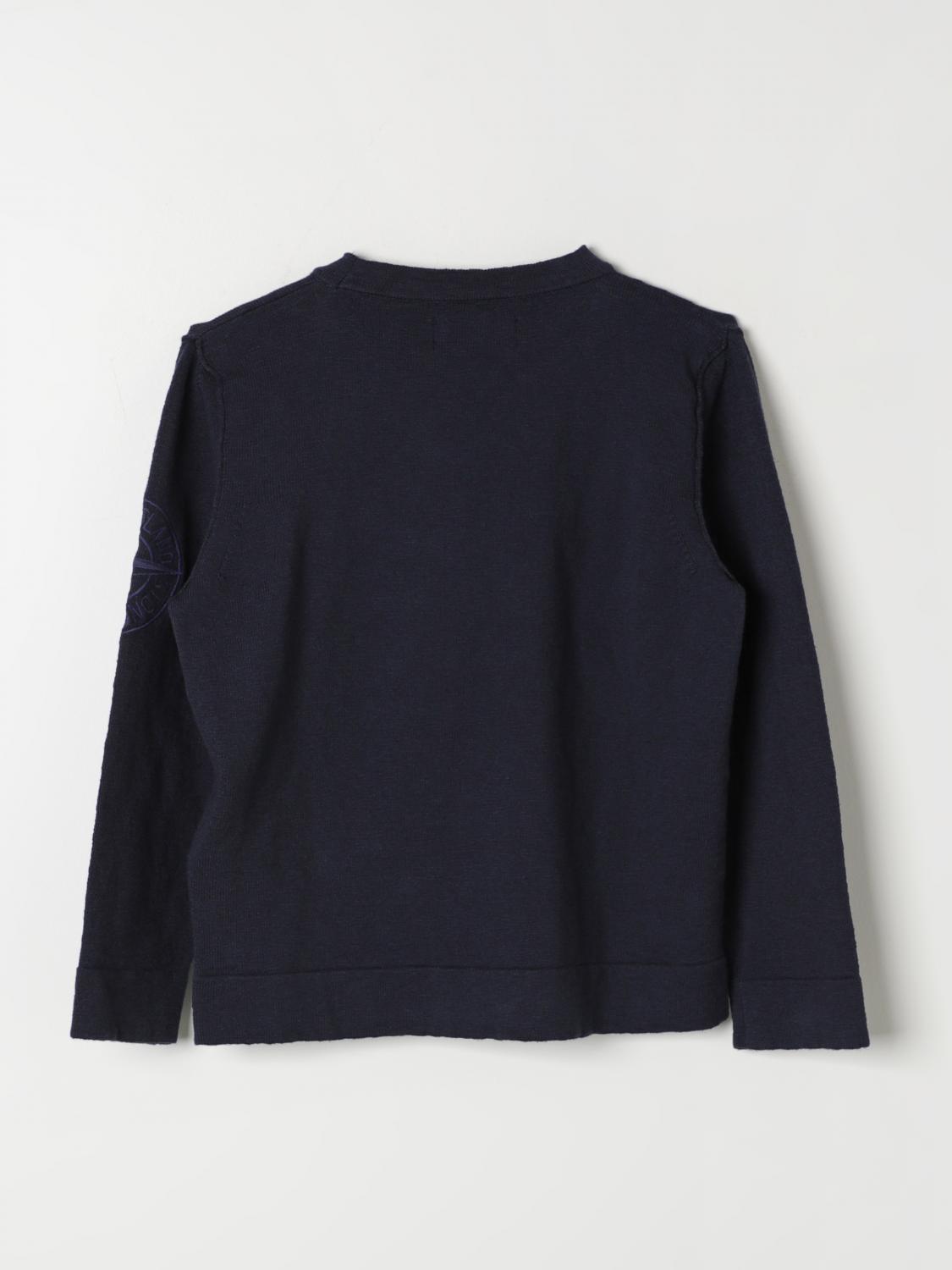 STONE ISLAND JUNIOR T-SHIRT: Pullover kinder Stone Island Junior, Blau - Img 2
