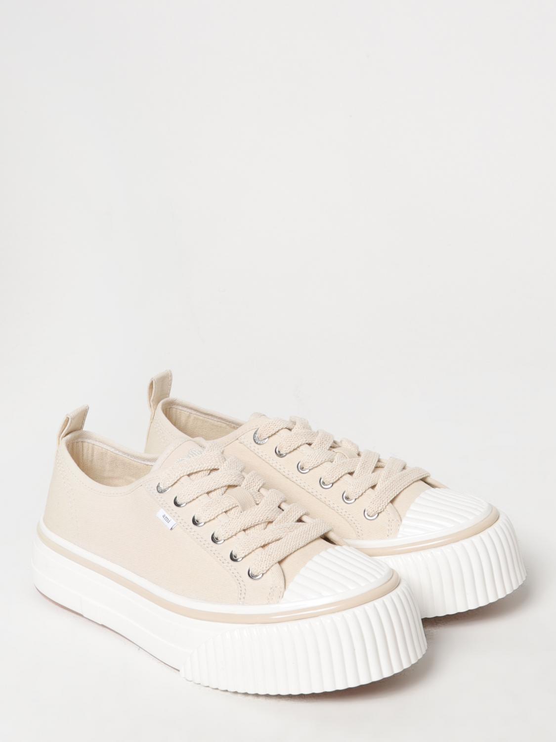 AMI PARIS SNEAKERS: Sneakers herren Ami Paris, Beige - Img 2