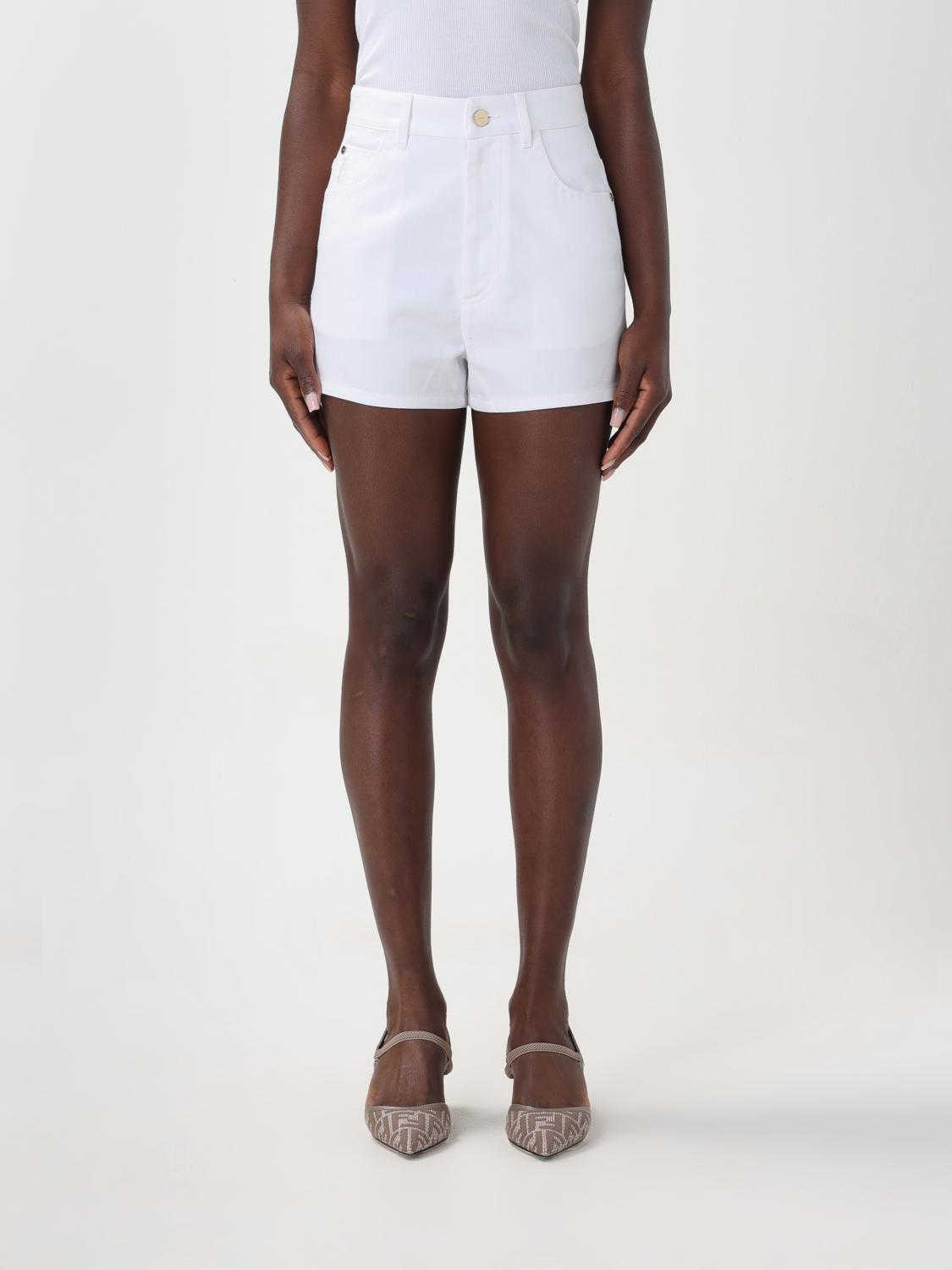 Fendi ショートパンツ レディース - ホワイト | FLP835AOE7 | GIGLIO.COM