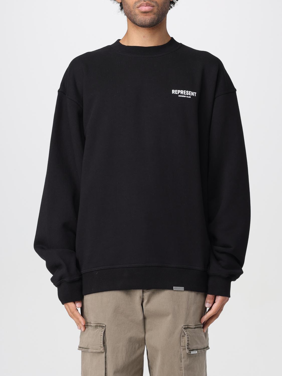 REPRESENT SWEATSHIRT: Sweatshirt men Represent, Black - Img 1