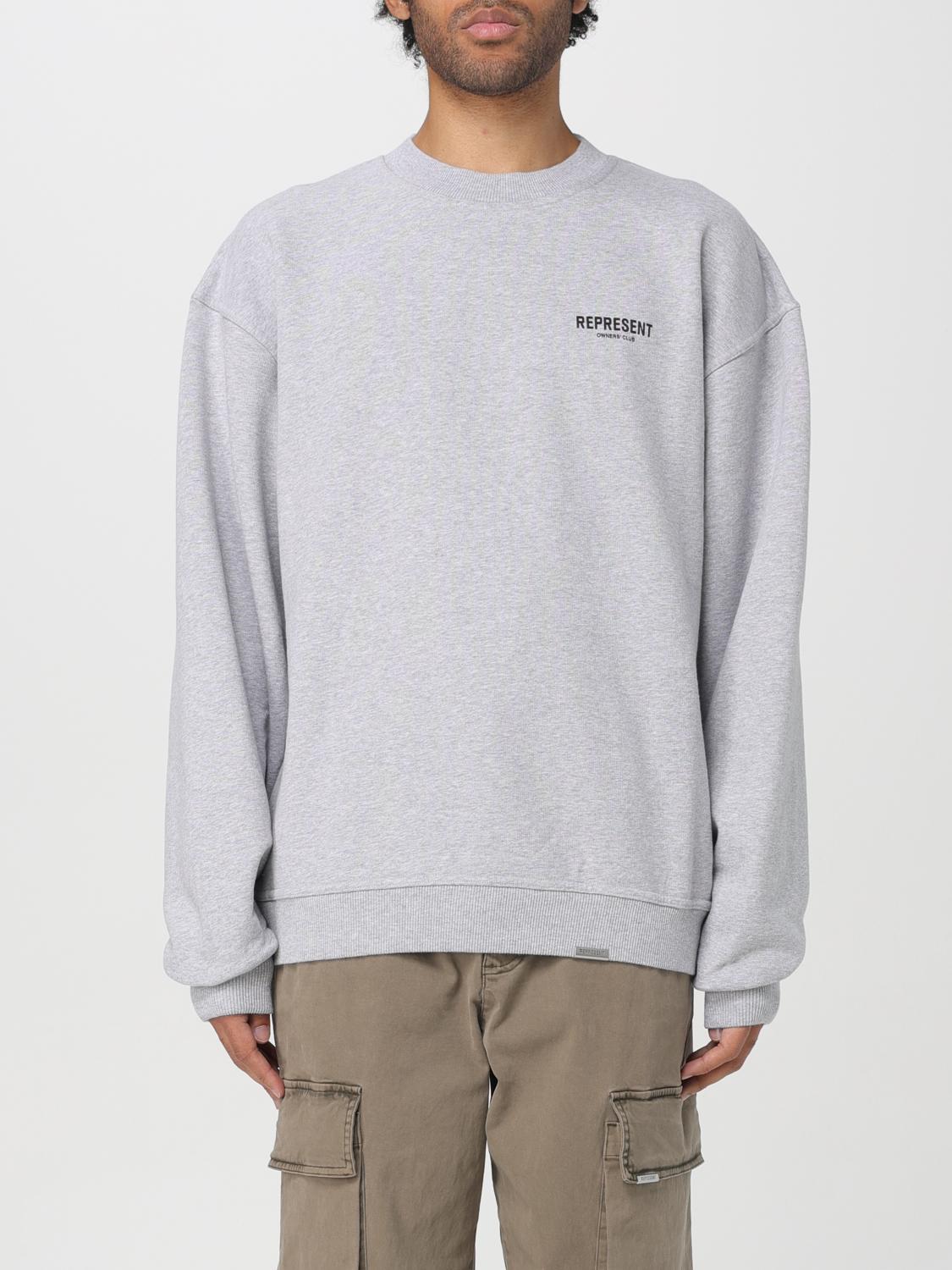 REPRESENT SWEATSHIRT: Sweatshirt men Represent, Grey - Img 1