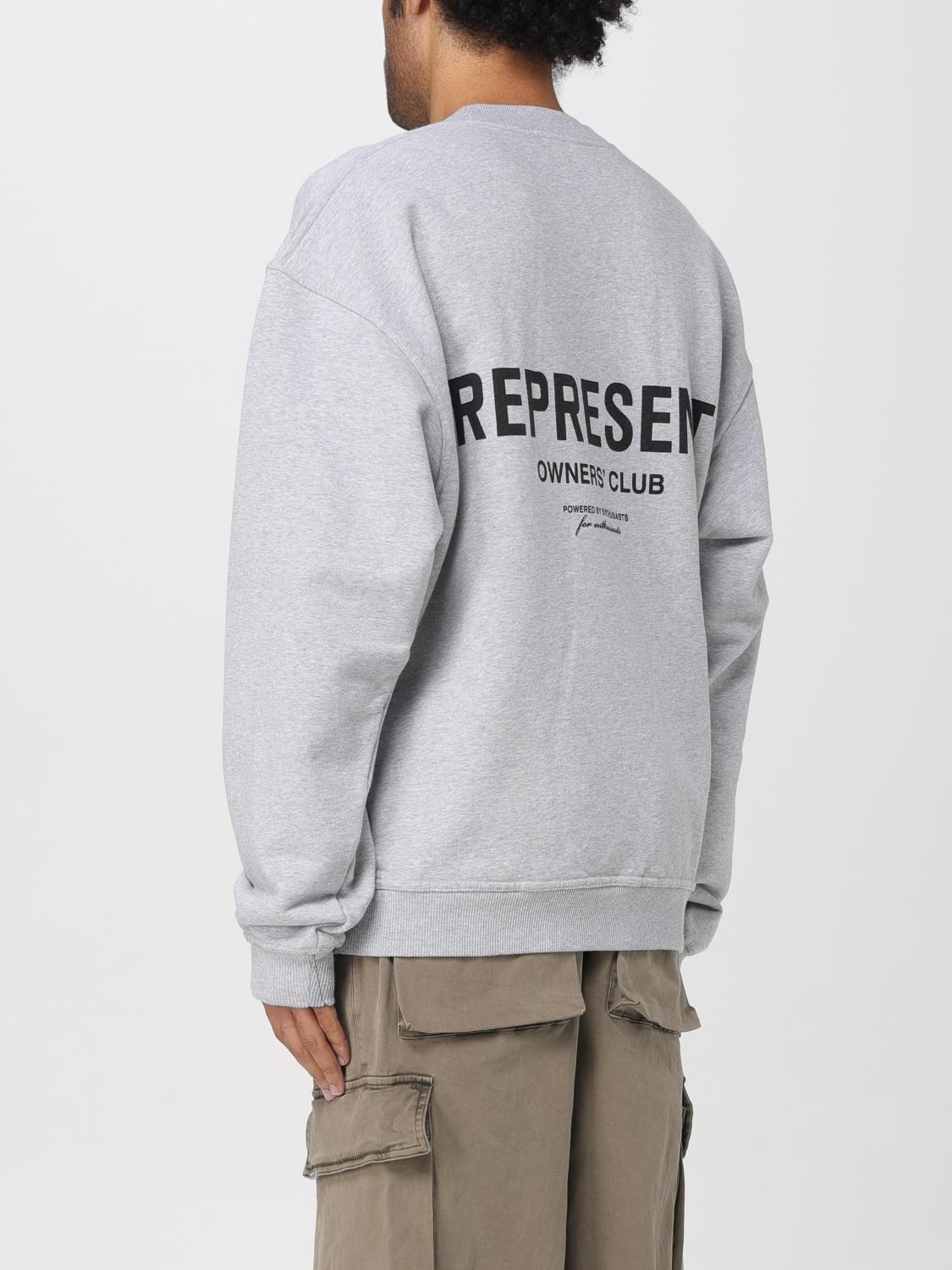 REPRESENT SWEATSHIRT: Sweatshirt men Represent, Grey - Img 2