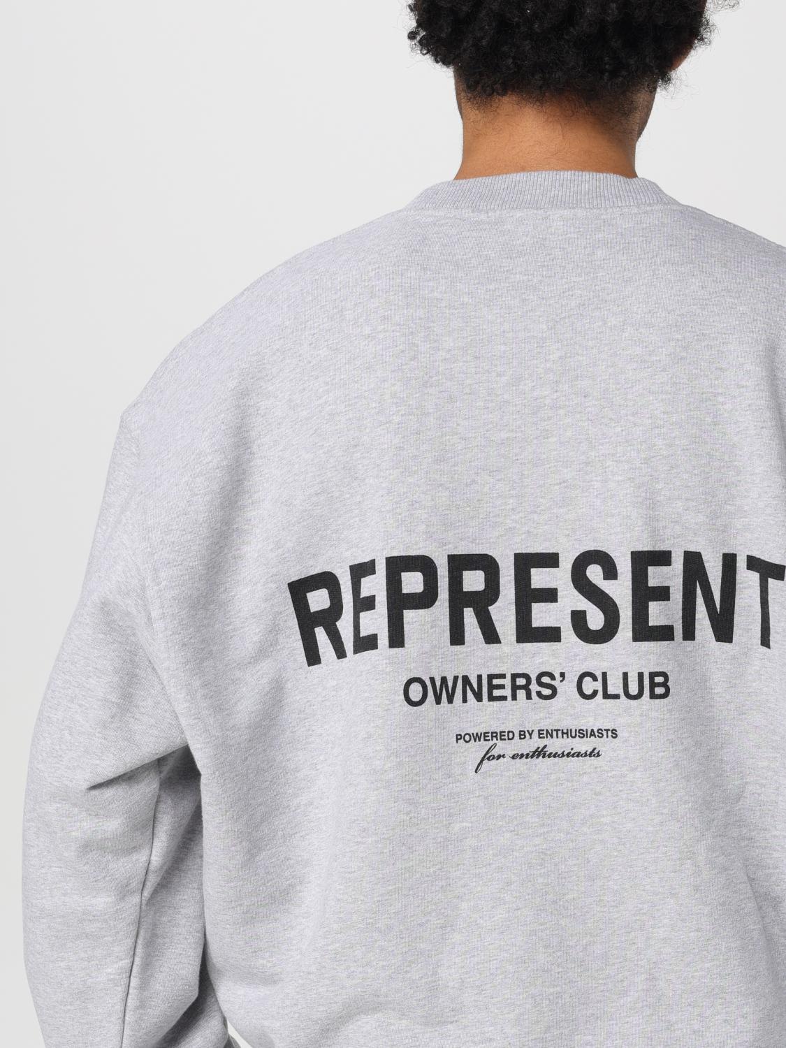 REPRESENT SWEATSHIRT: Sweatshirt men Represent, Grey - Img 3