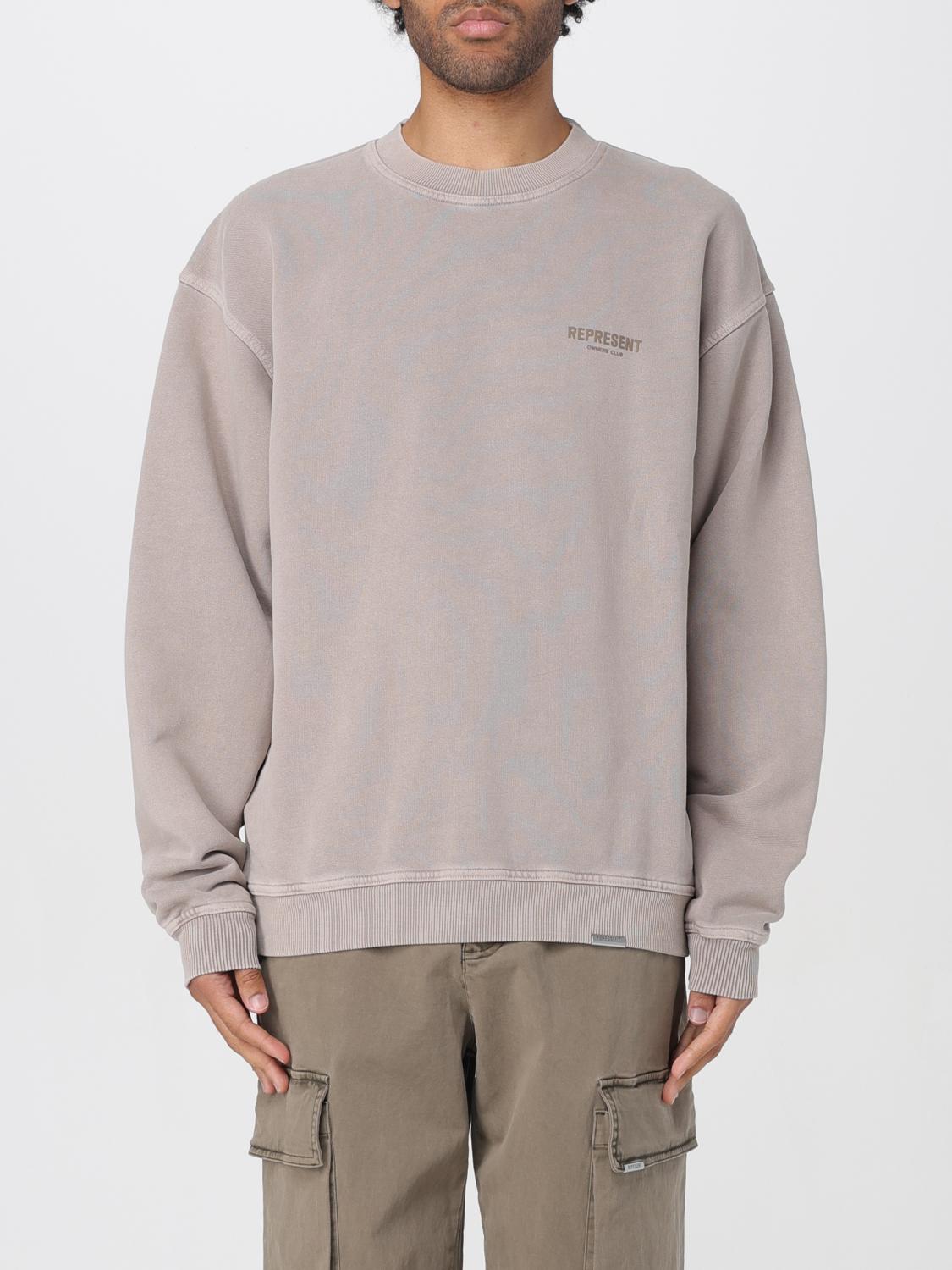 REPRESENT SWEATSHIRT: Sweatshirt men Represent, Beige - Img 1