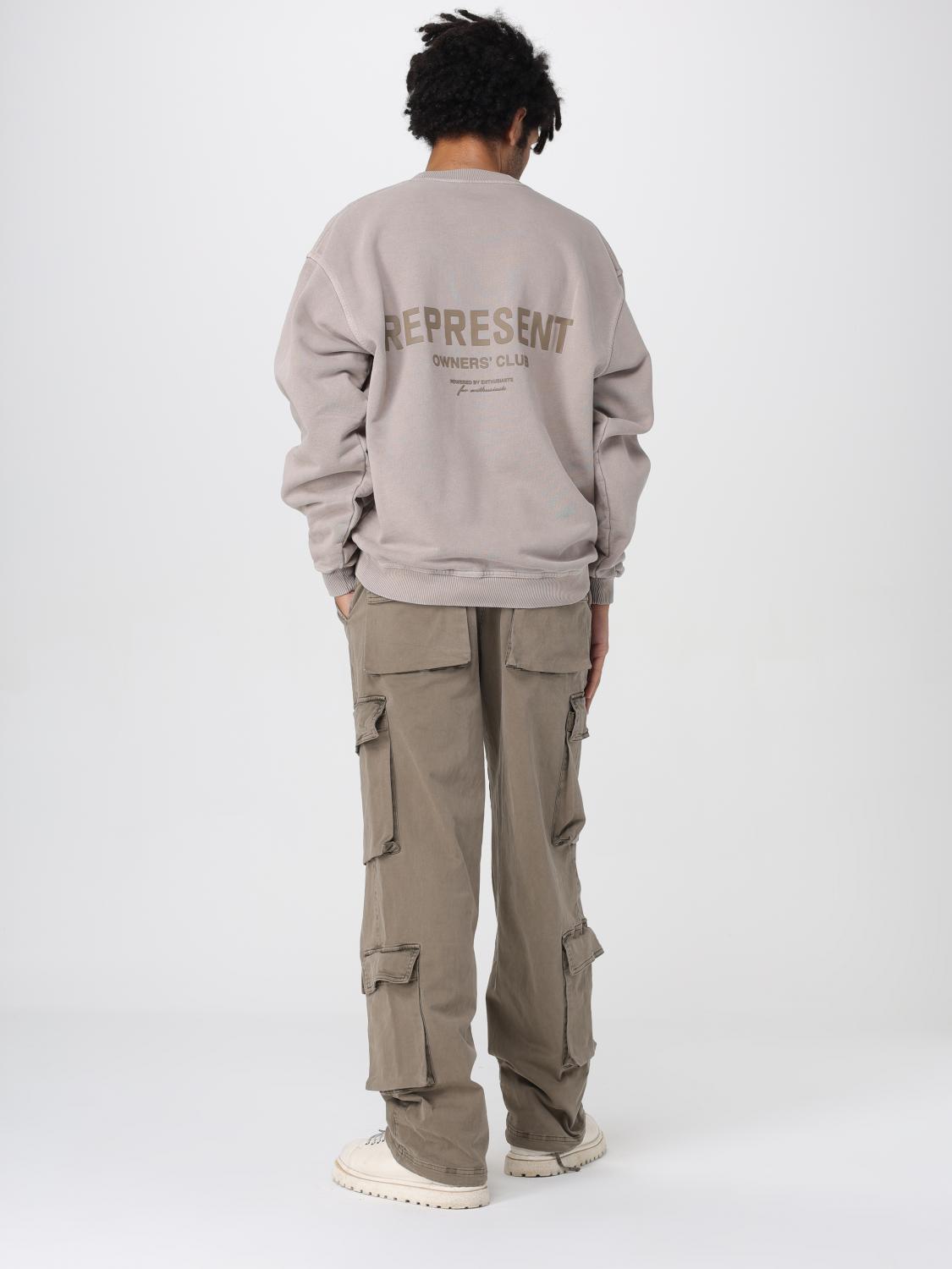 REPRESENT SWEATSHIRT: Sweatshirt men Represent, Beige - Img 2