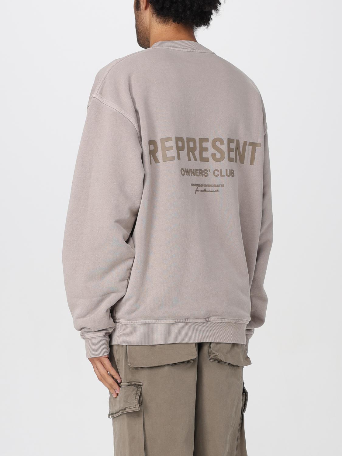 REPRESENT SWEATSHIRT: Sweatshirt men Represent, Beige - Img 3