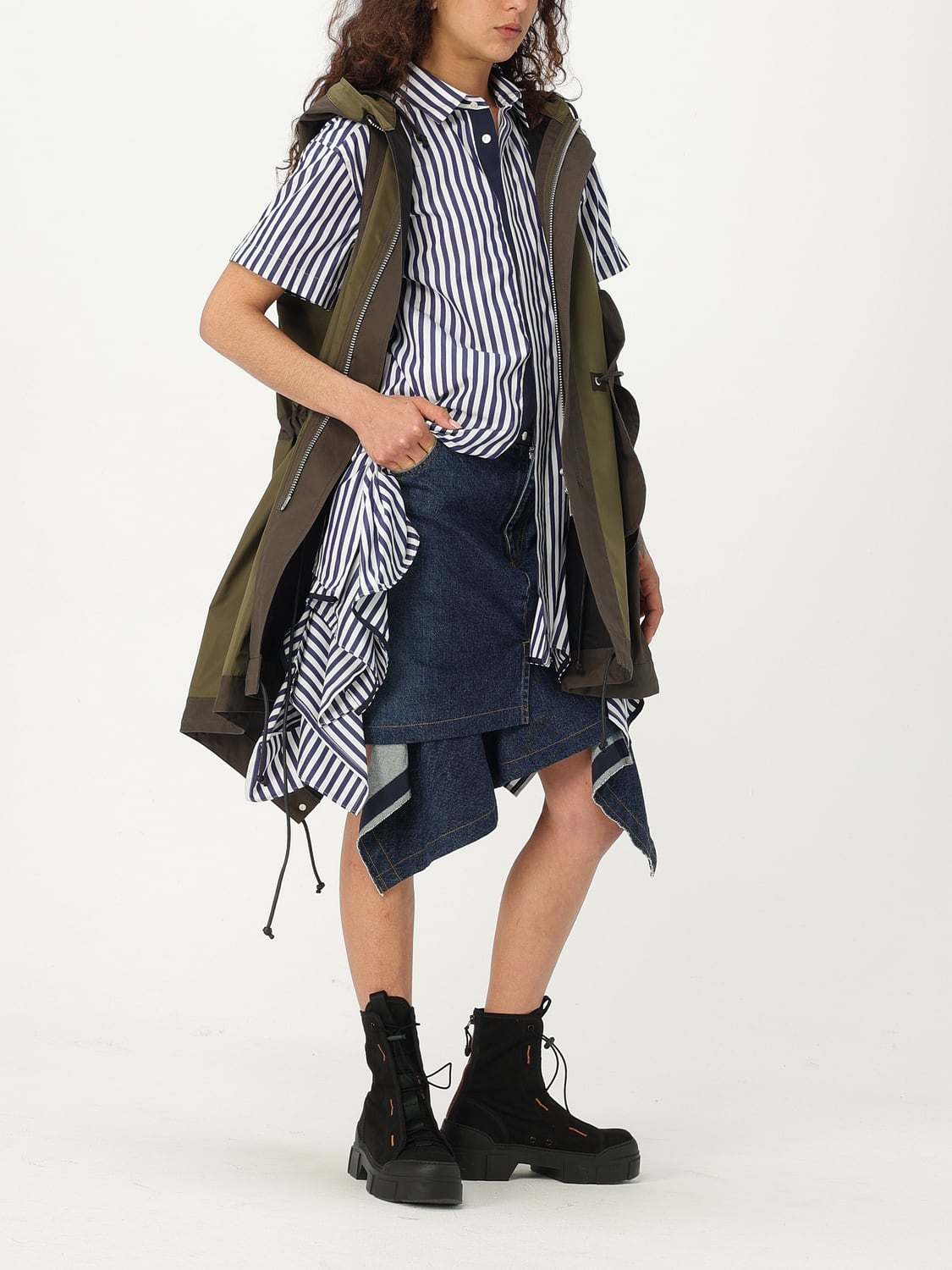 Sacai シャツ レディース - ブルー | 2407157 | GIGLIO.COM