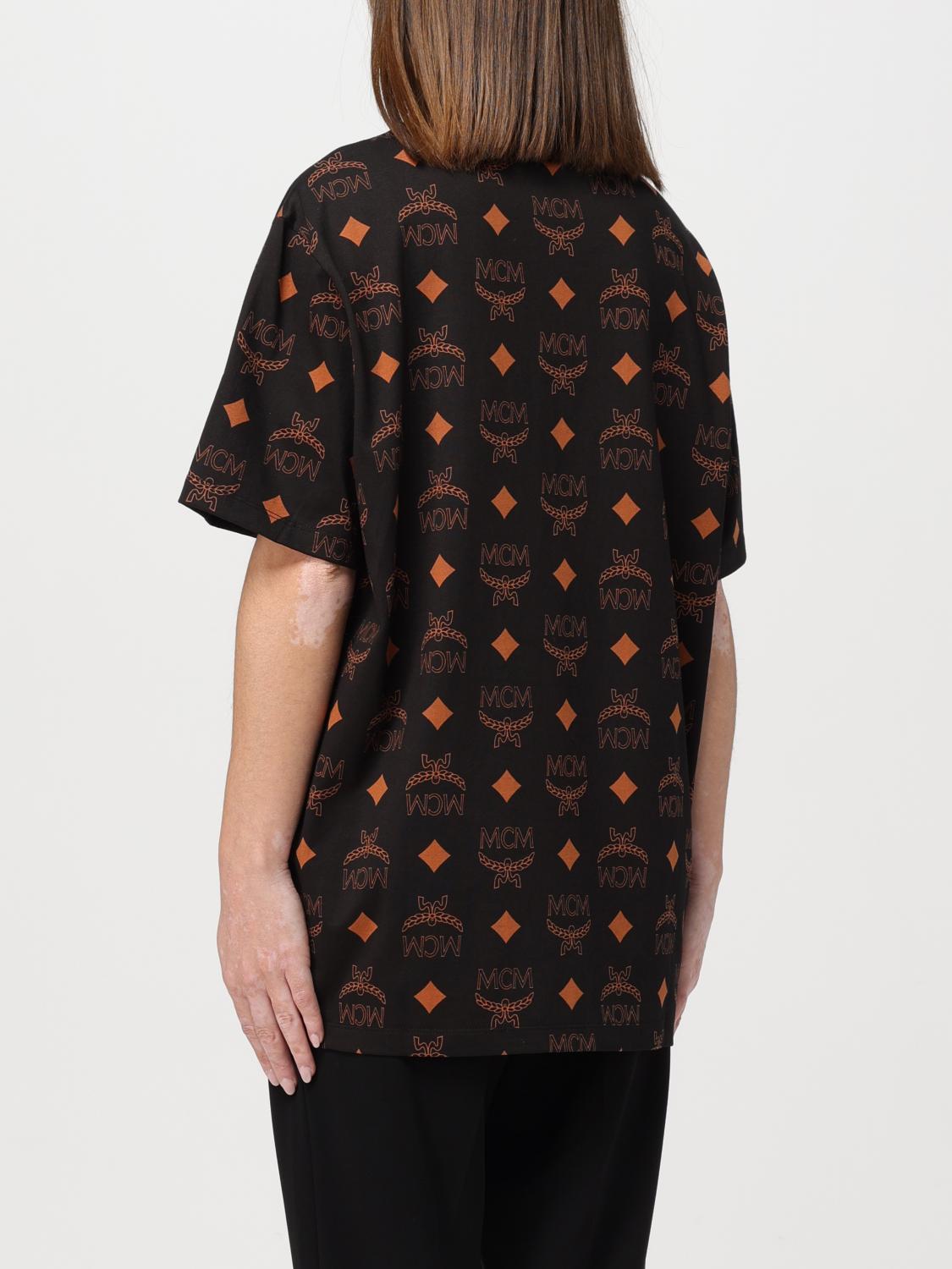 MCM T-SHIRT: T-shirt woman Mcm, Black - Img 2